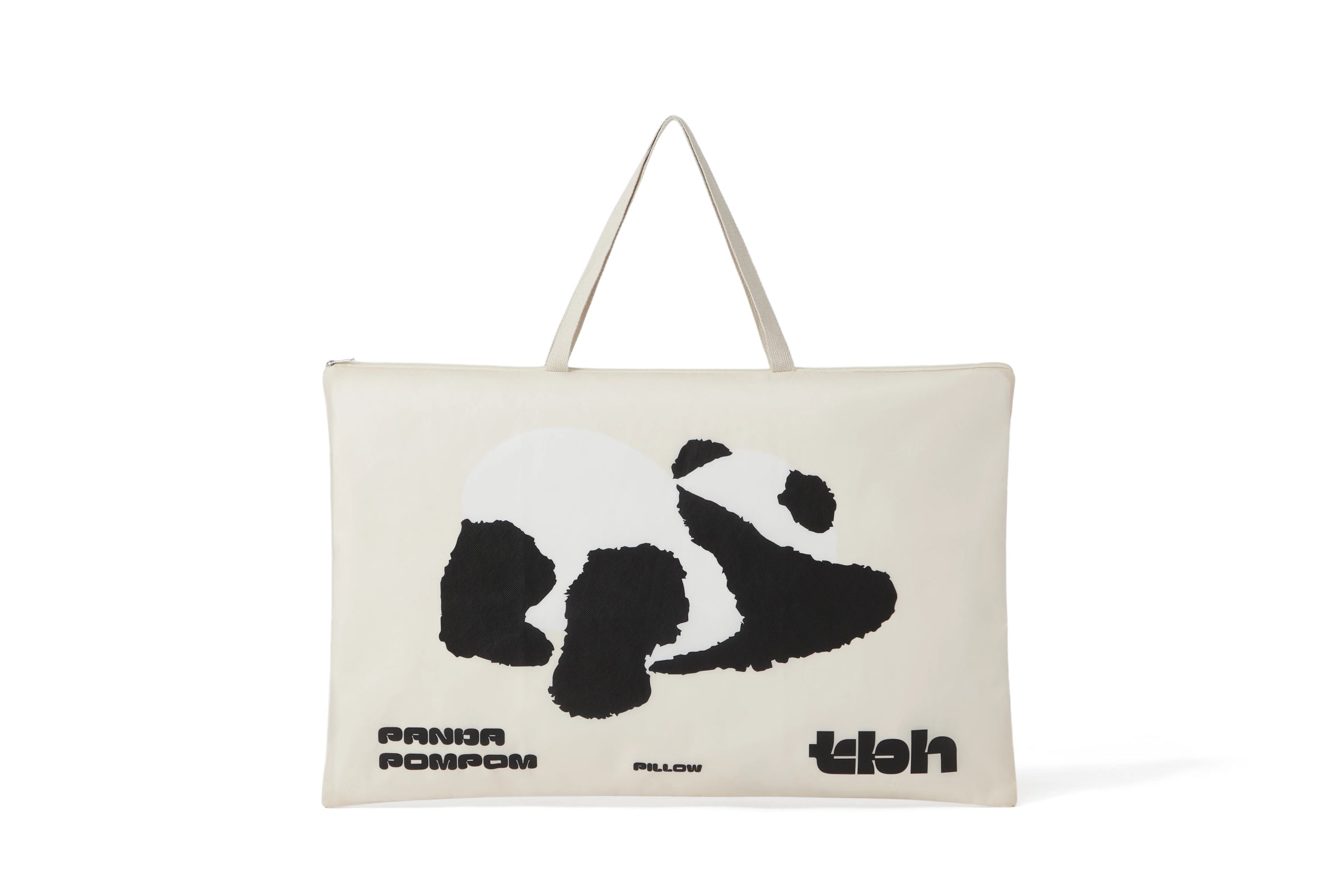 "Panda PomPom" Partitioned Pillow