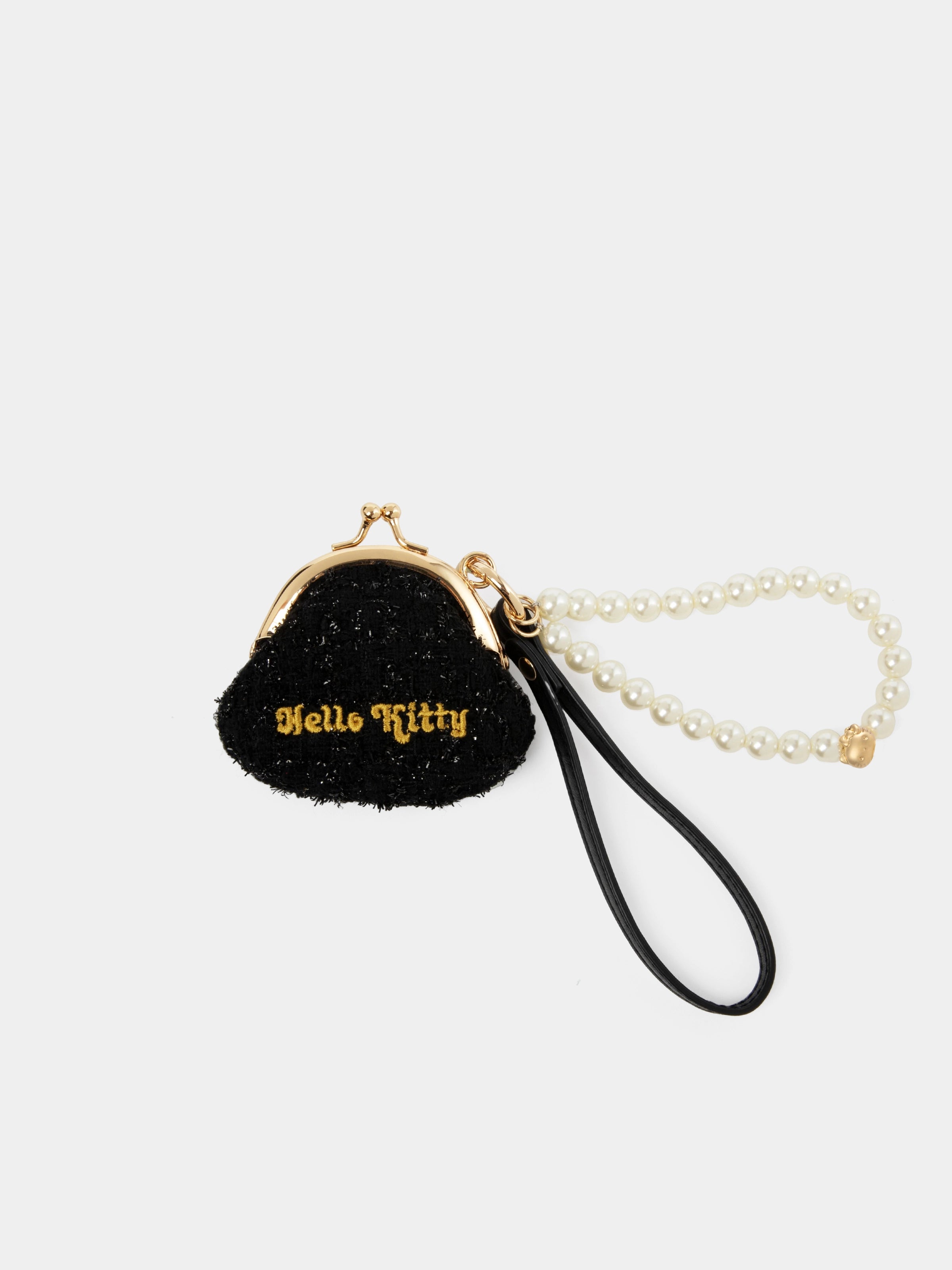 "Hello Kitty" stainless steel insulated tumbler (with mini frame purse) Pearl necklace