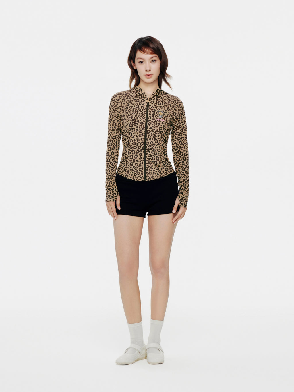 "Hello Kitty" Sun-Protective Outdoor Jacket – Leopard