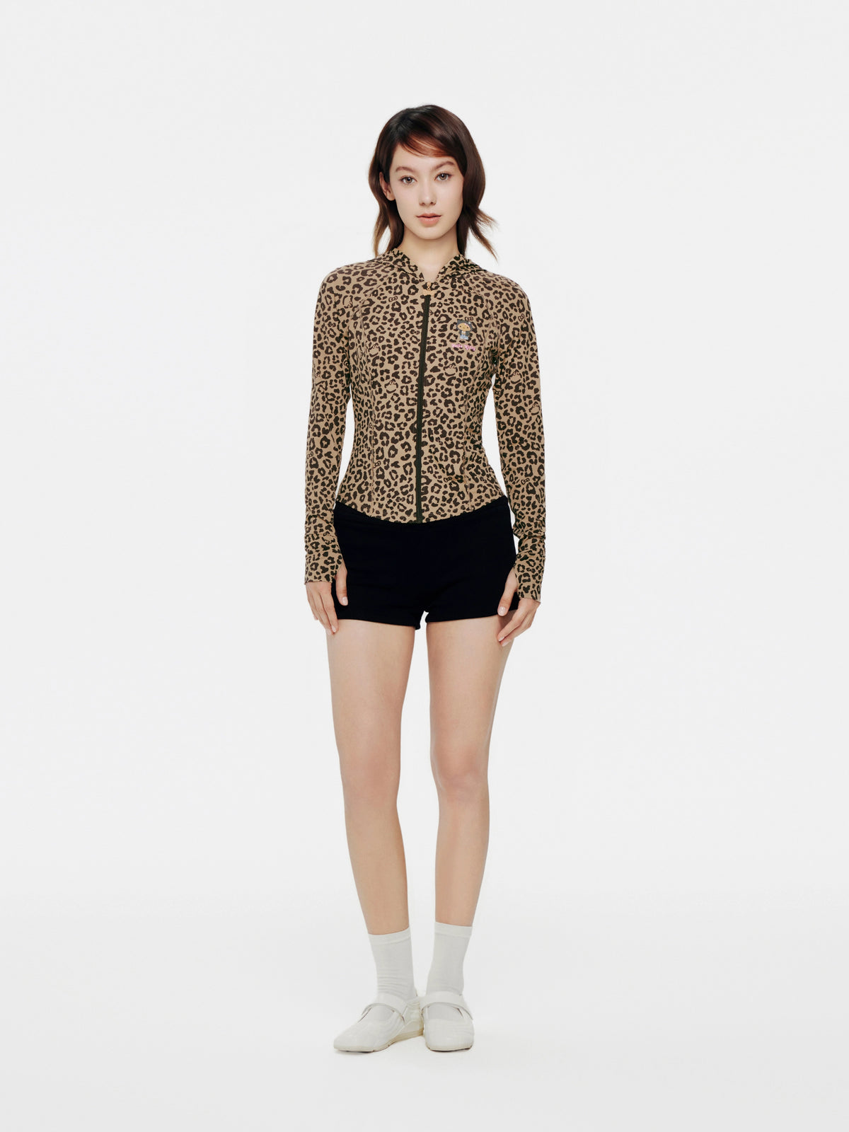 "Hello Kitty" Sun-Protective Outdoor Jacket – Leopard