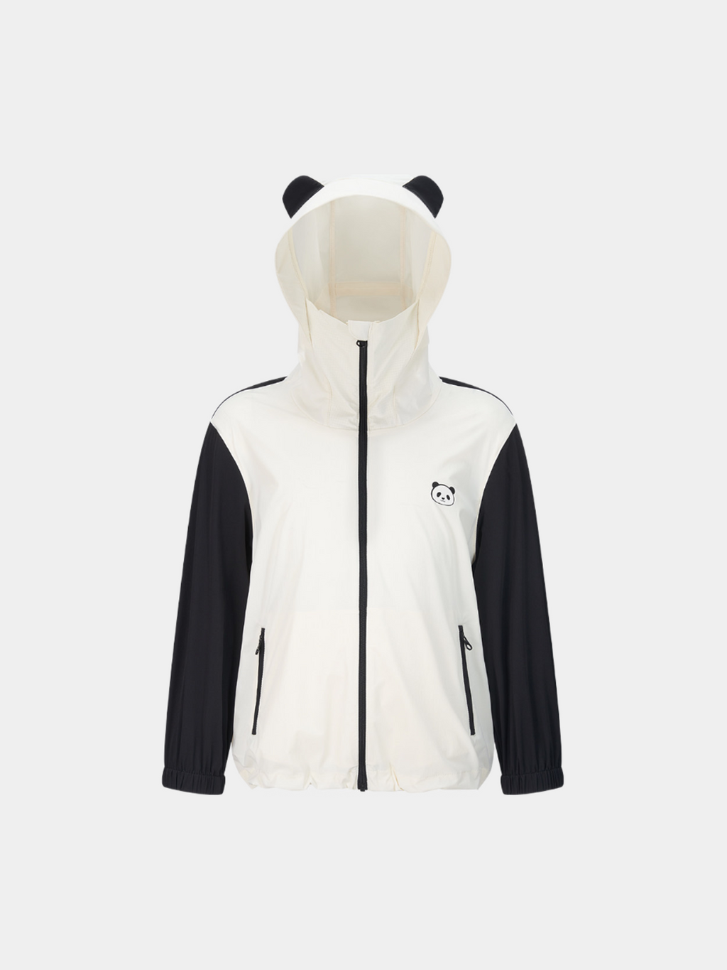 "Panda PomPom" Sun & Rain Outdoor Sun Protection Jacket Kids