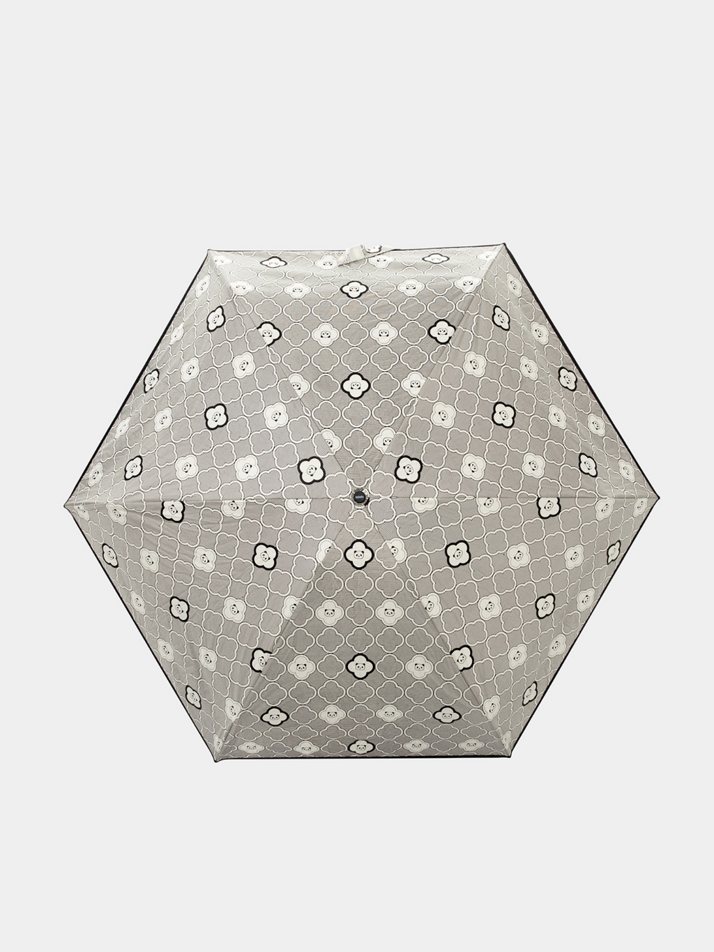 "Panda PomPom" Sun Umbrella – Haitang Patterned
