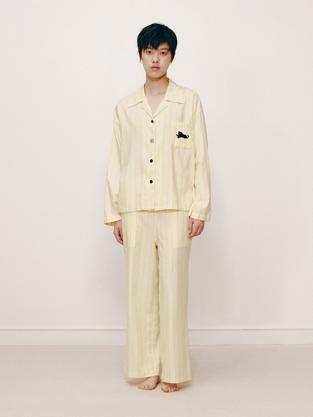 “Urban Jungle” Tencel Cotton Blend Loungewear Set Dandelion Yellow