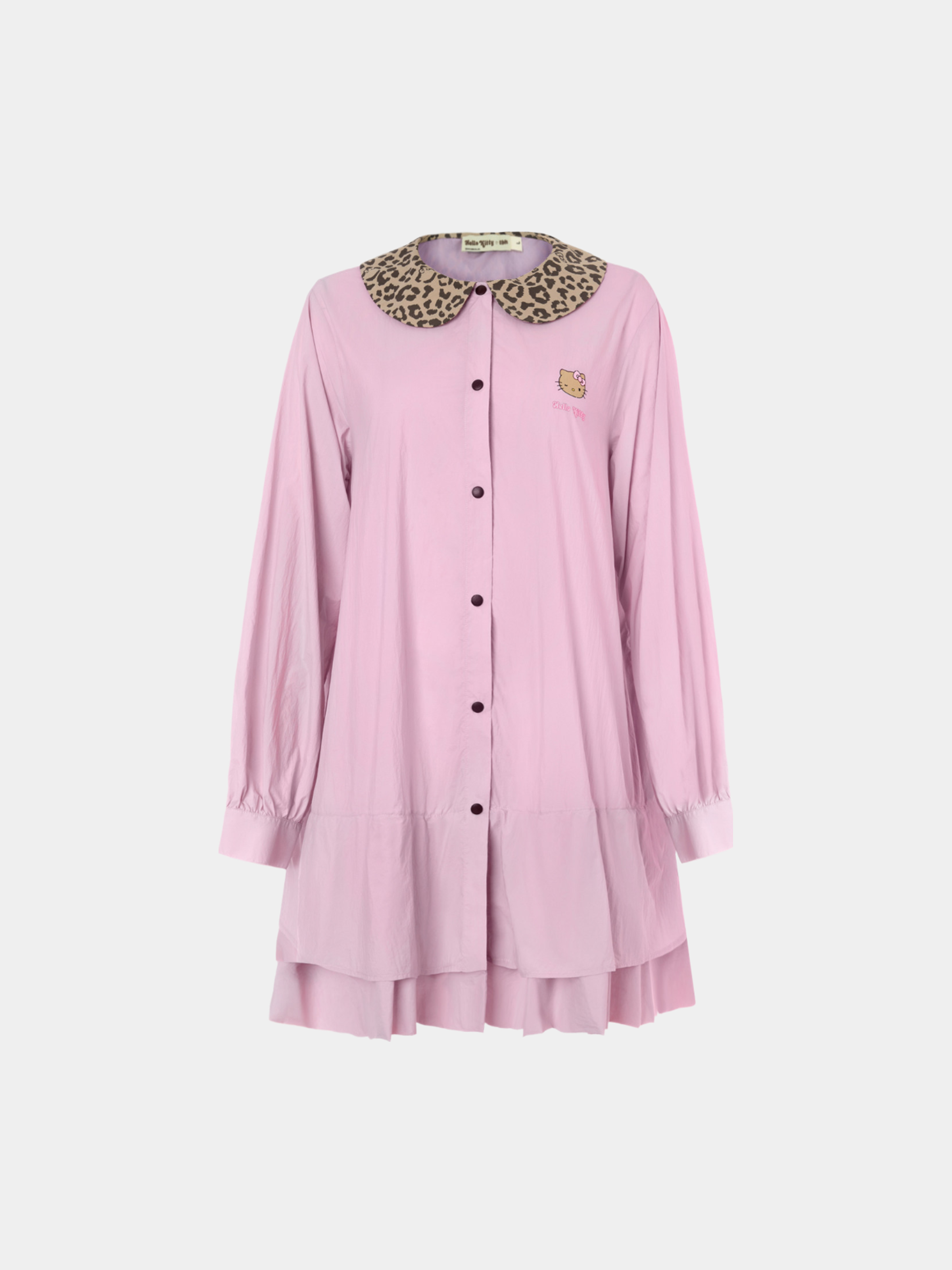 "Hello Kitty" Sun-Protective Outdoor Dress – Y2K Pink