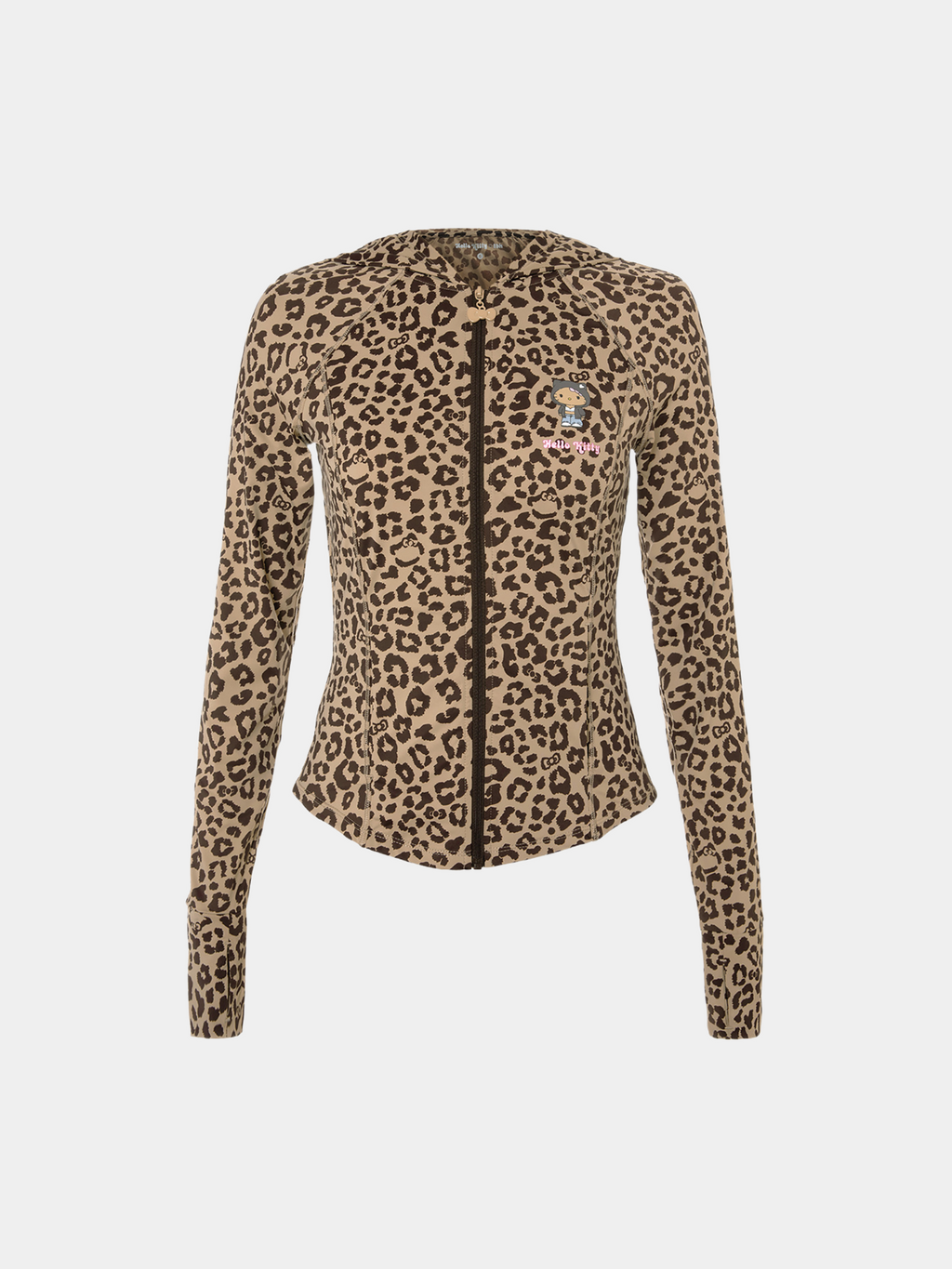 "Hello Kitty" Sun-Protective Outdoor Jacket – Leopard