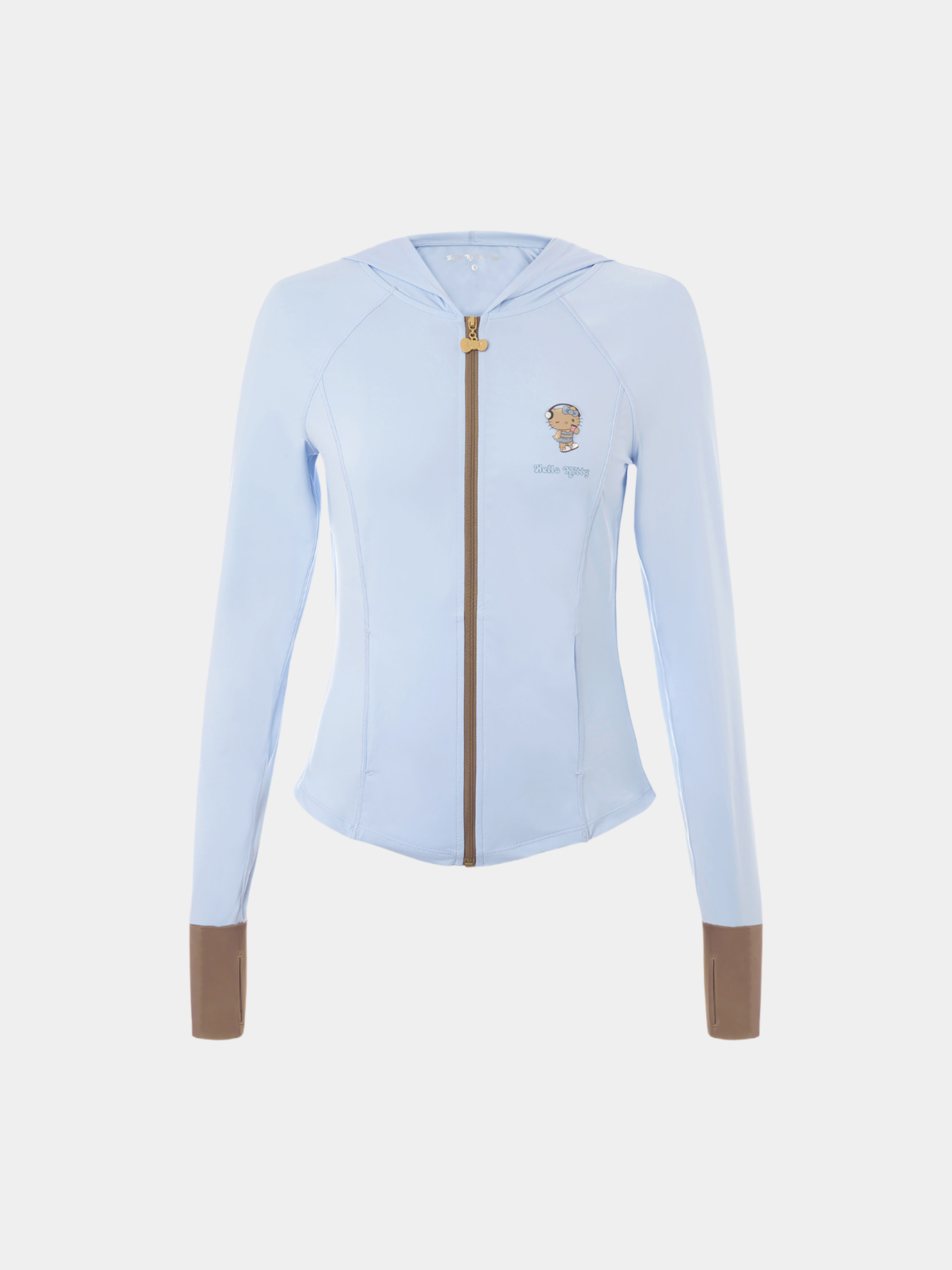 "Hello Kitty" Sun-Protective Outdoor Jacket – Vintage Blue