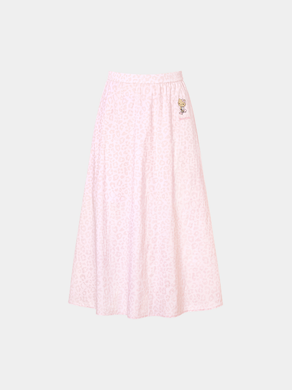 "Hello Kitty" Sun-Protective Outdoor Skirt – Pink Leopard