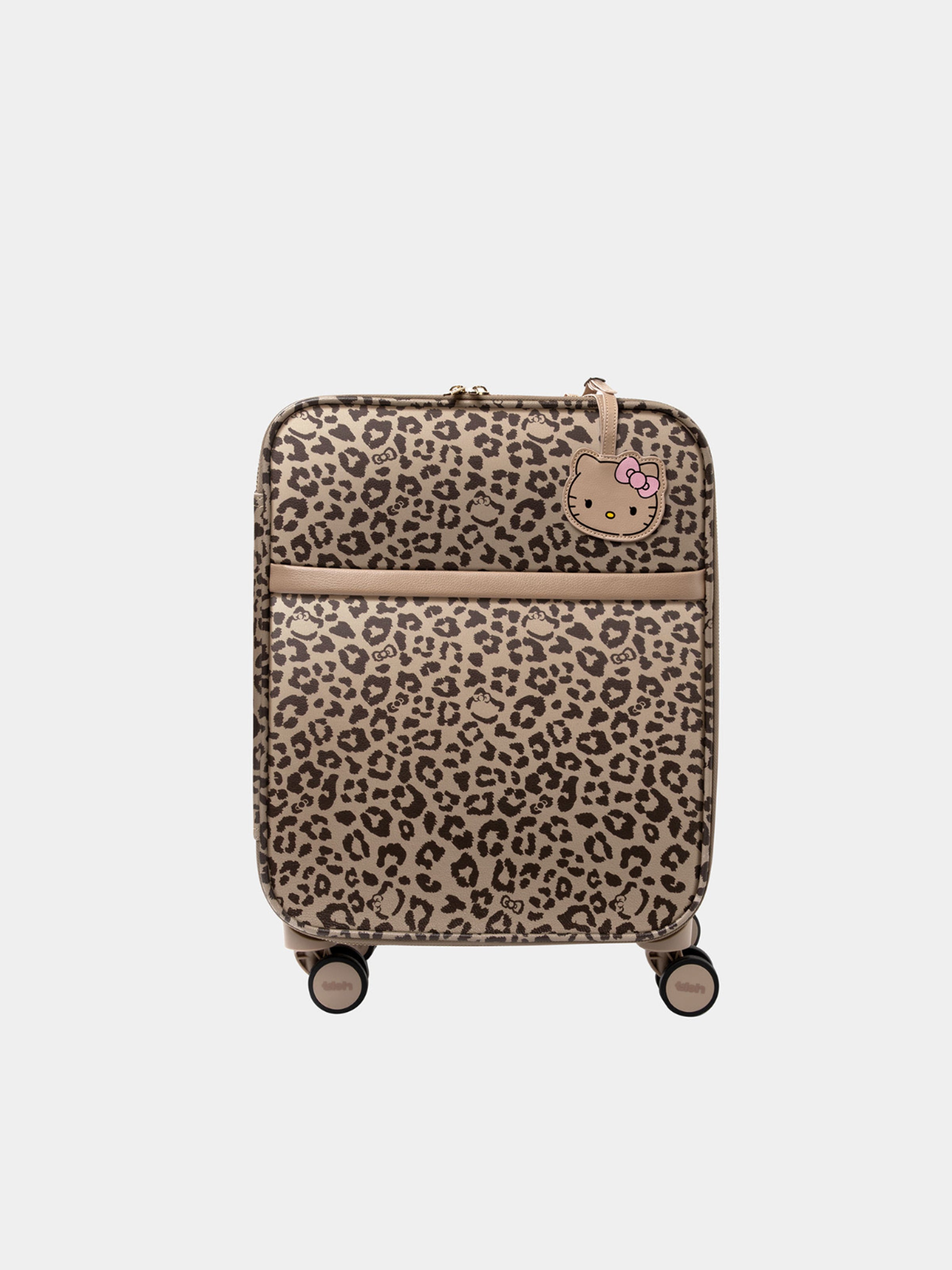 "Hello Kitty" 18-Inch Faux Leather Carry-On Suitcase (With Dust Cover)