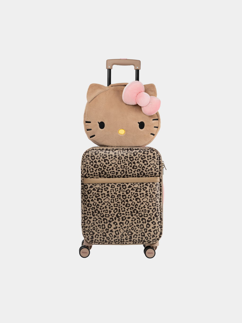 "Hello Kitty" Faux Leather Carry-On Suitcase Set