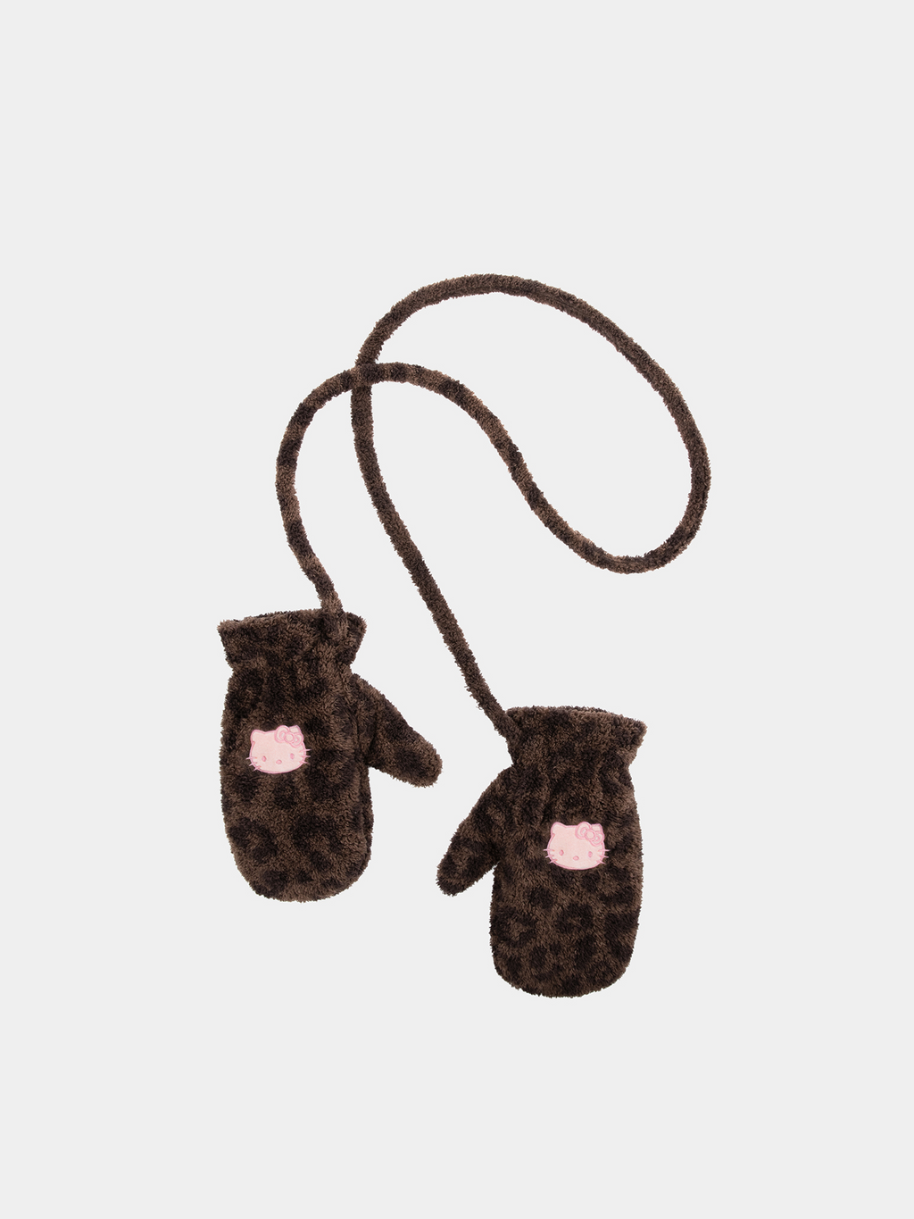 "Hello Kitty" Fuzzy Gloves – Choco