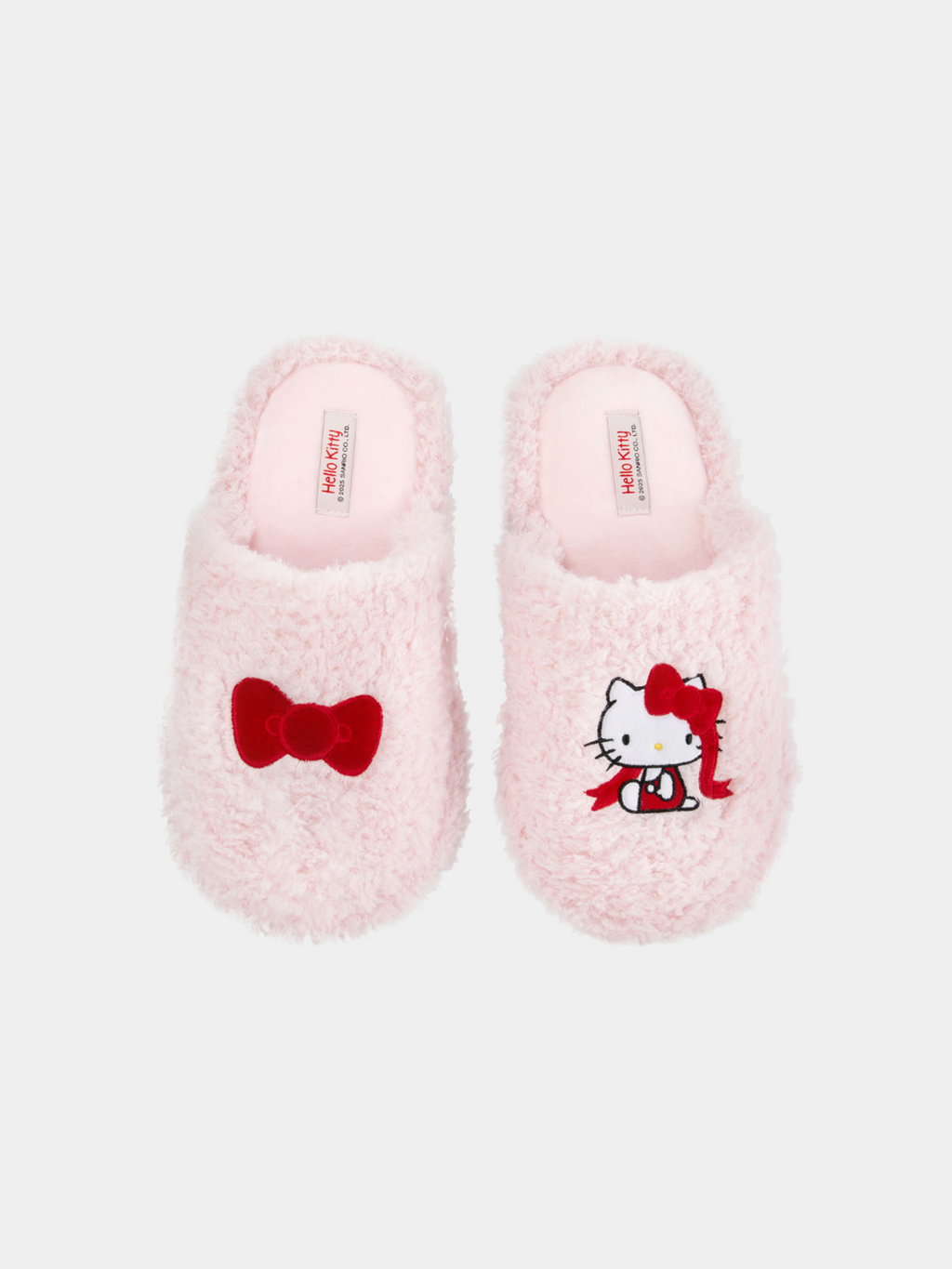 "Hello Kitty" Fluffy Slippers – Sakura Pink