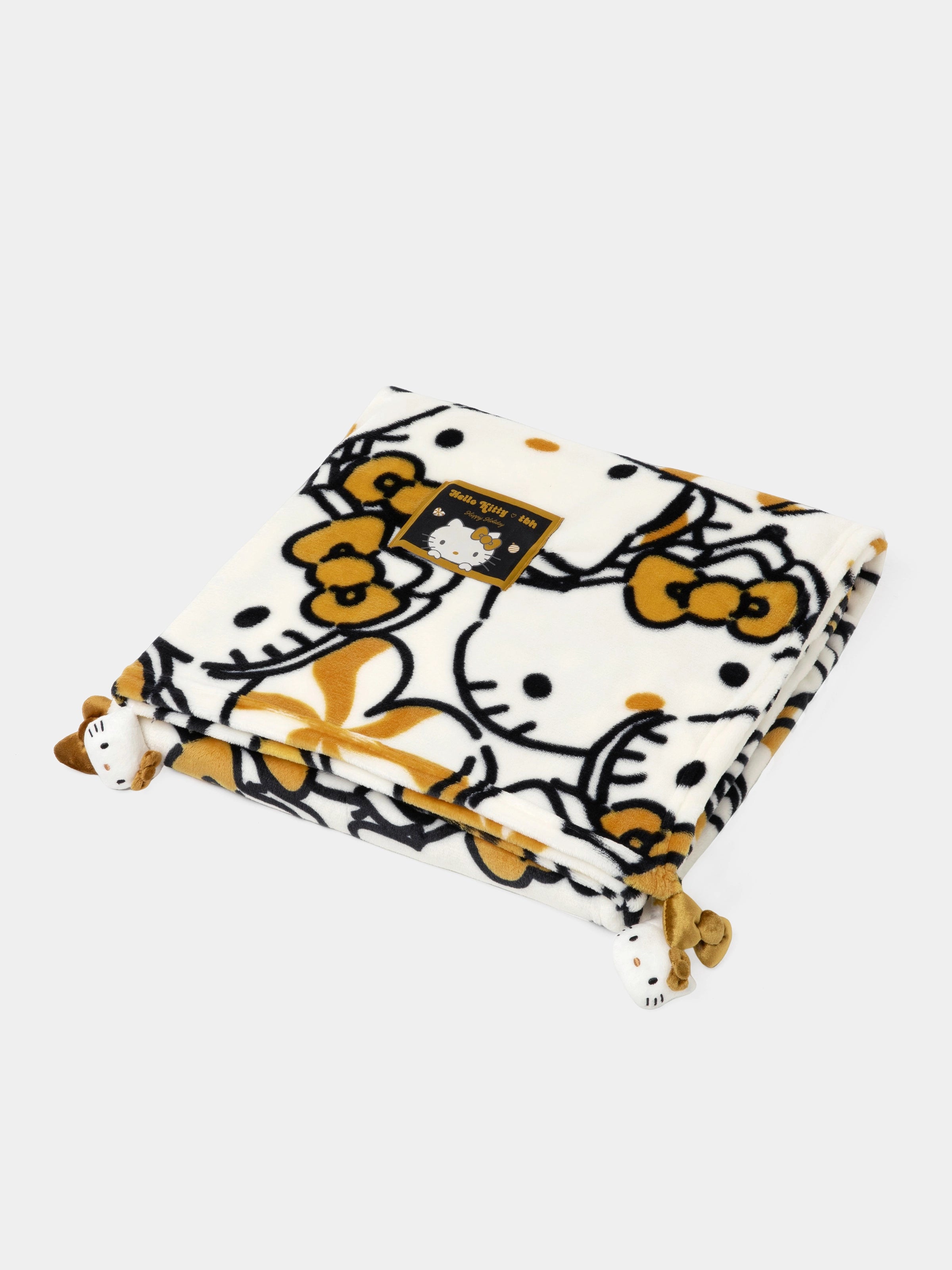 "Hello Kitty" Cushion & Flannel Blanket sets Candy Pattern