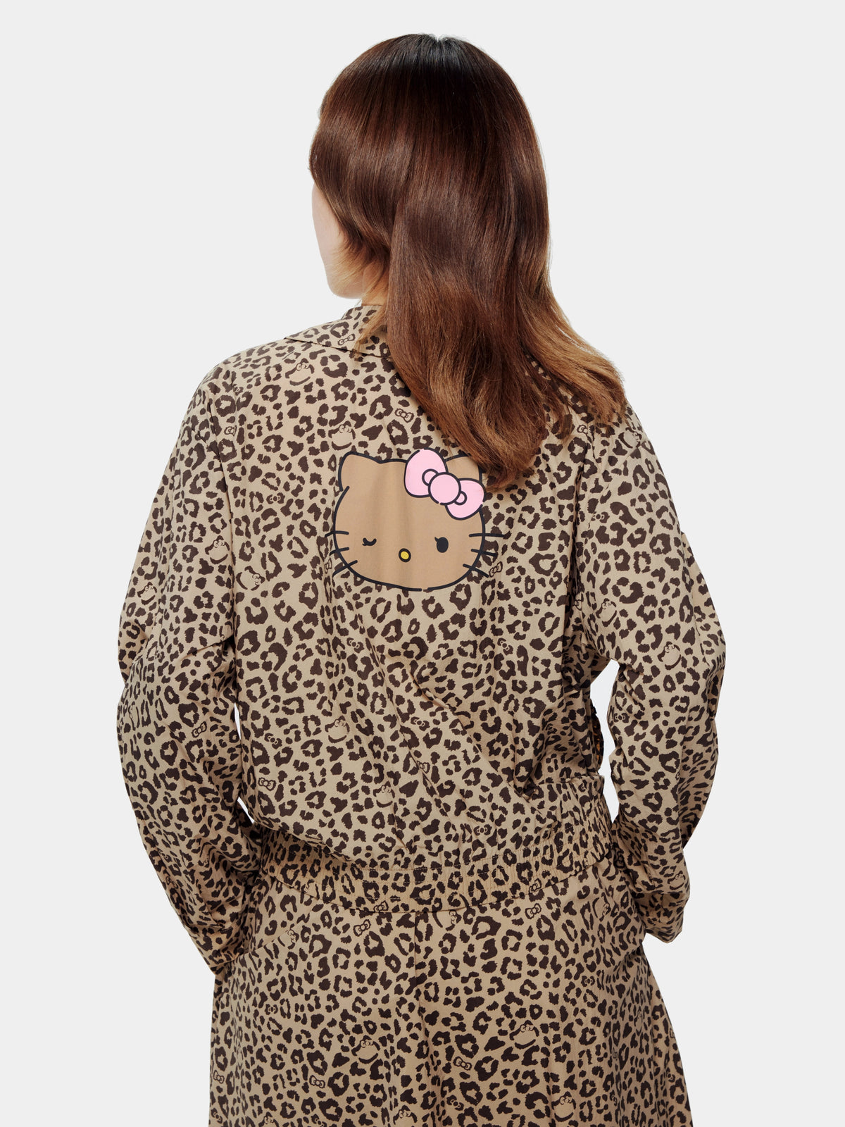 "Hello Kitty" Sun-Protective Outdoor Jacket – Leopard