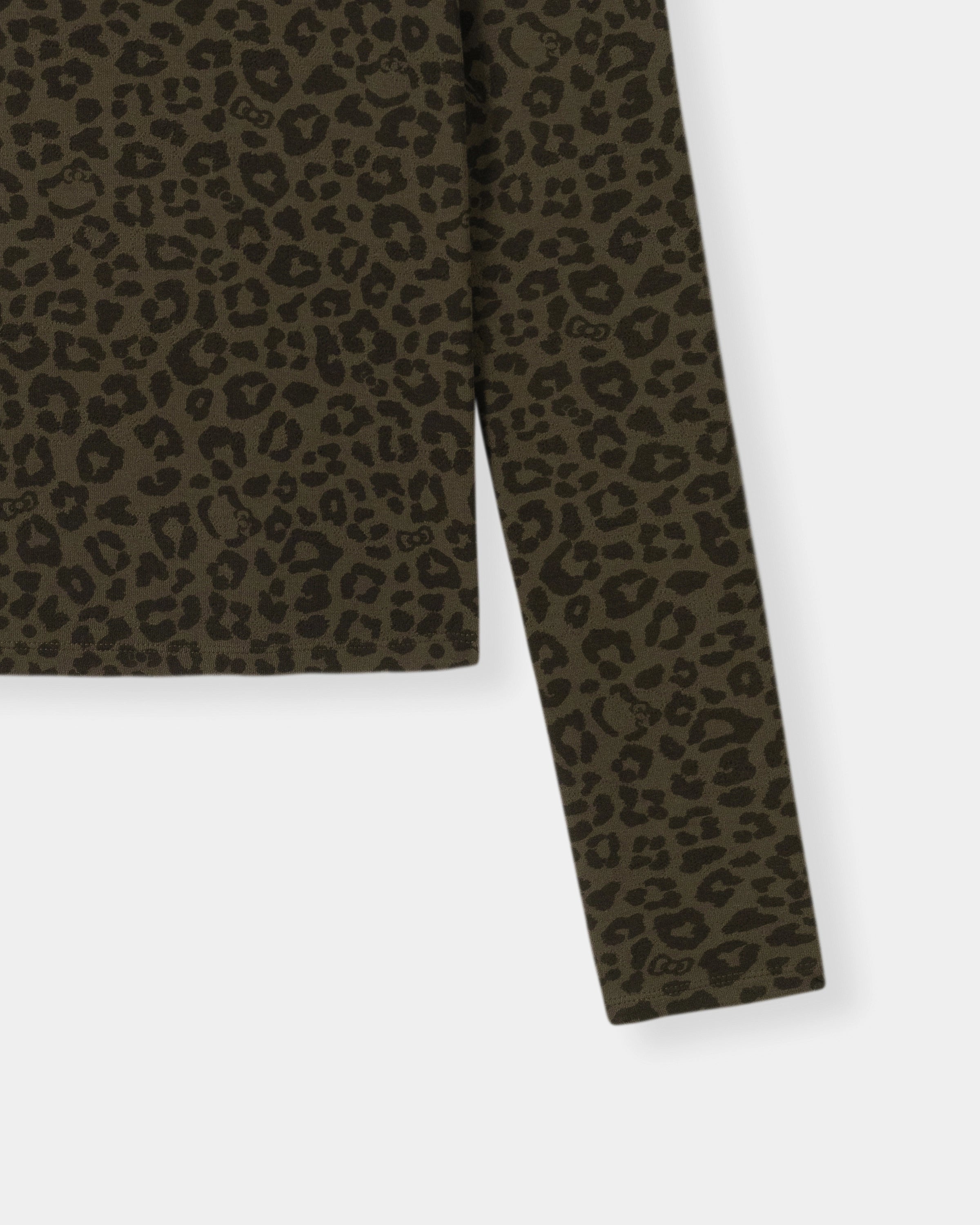 "Hello Kitty" Jersey Rib Jacquard T-Shirt – Choco