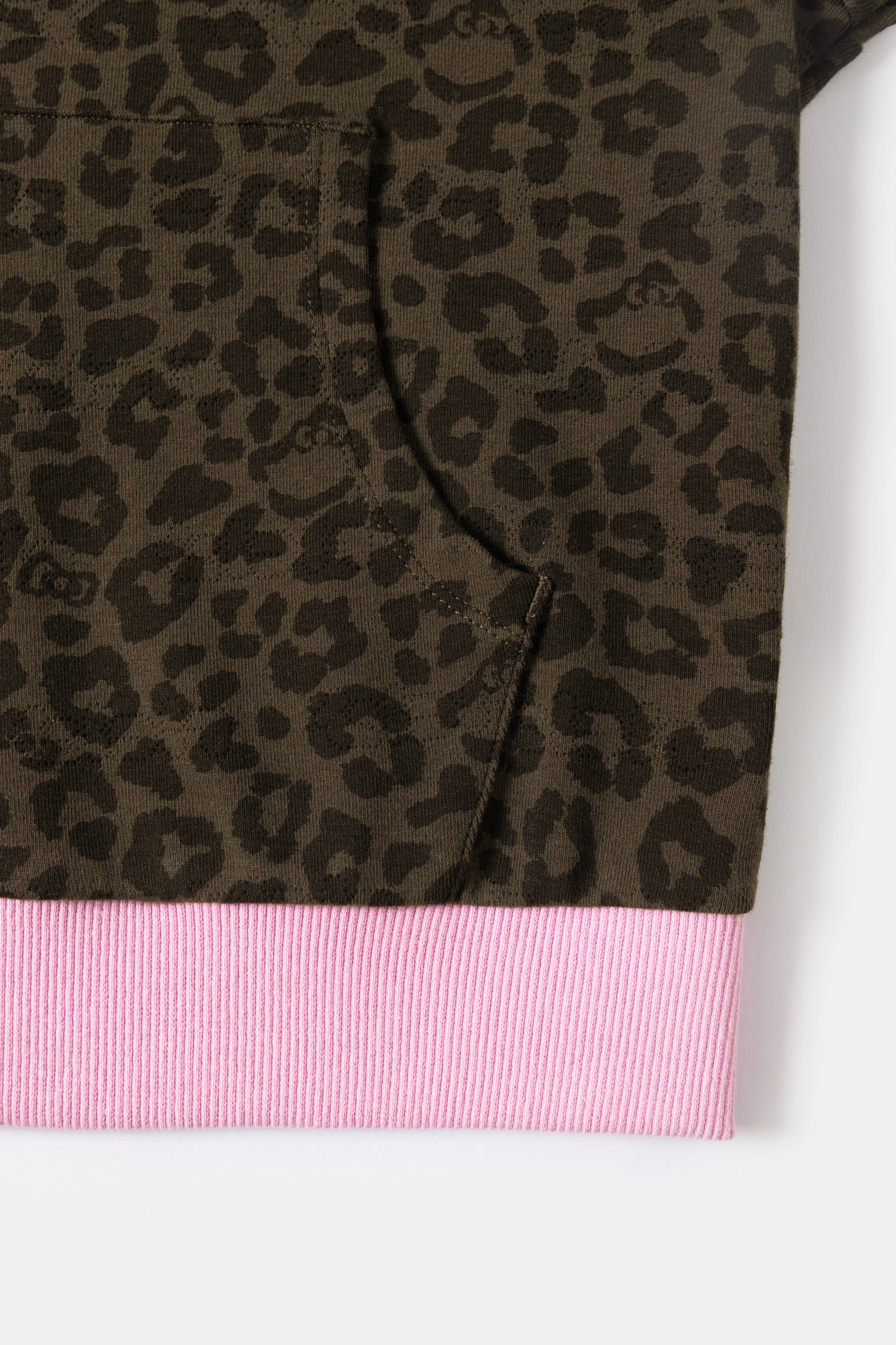 "Hello Kitty" Jersey Rib Jacquard Zip-Up Hoodie – Choco