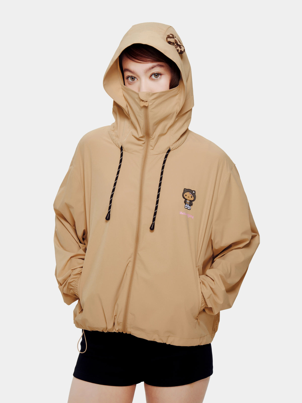 "Hello Kitty" Sun & Rain Outdoor Sun Protection Jacket – Khaki
