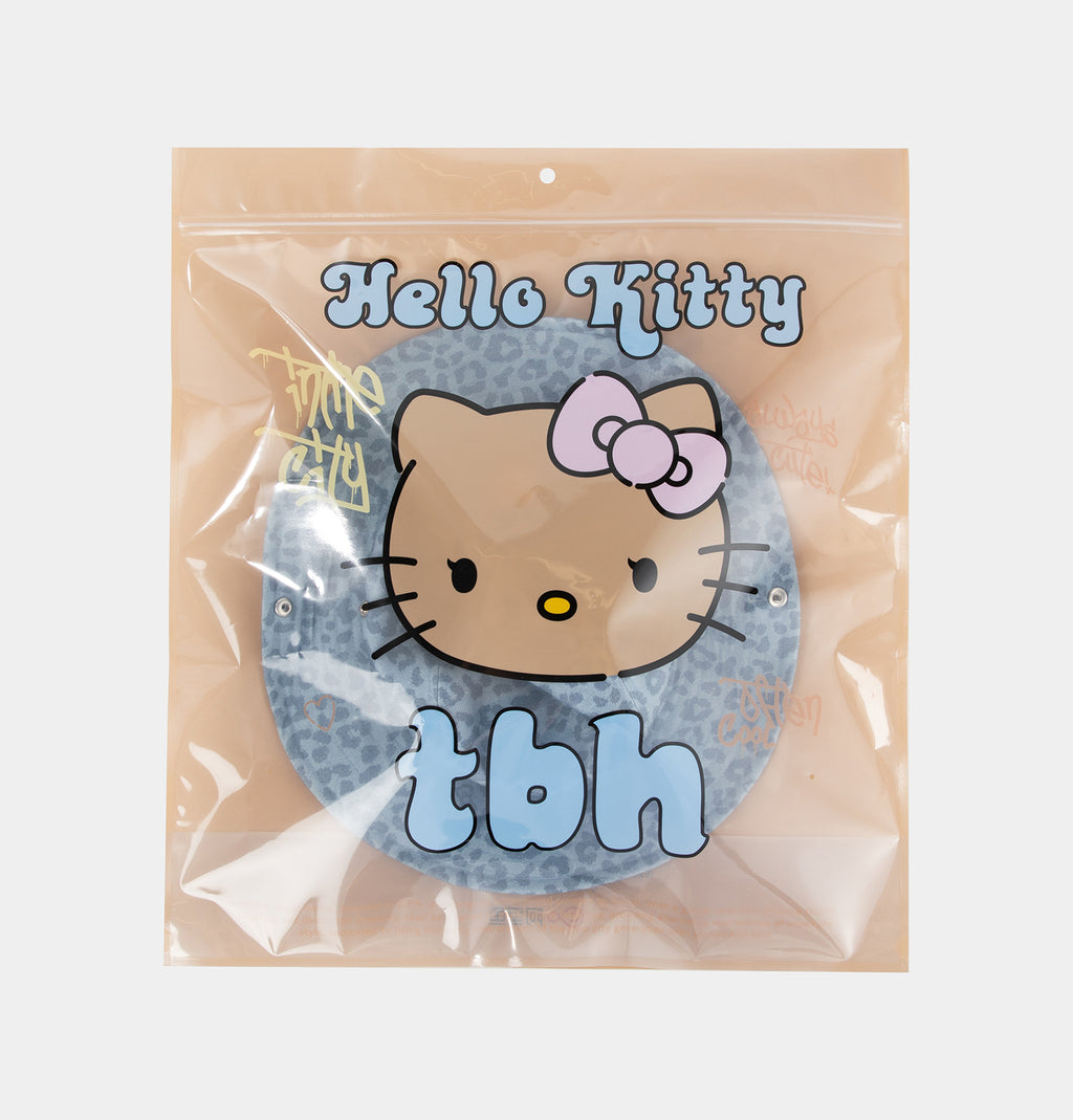 "Hello Kitty" Cowboy Cap – Denim Leopard