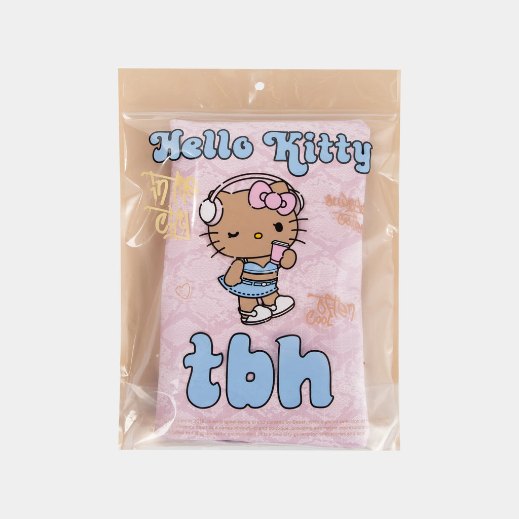 "Hello Kitty" Tote Bag – Pink Snake Print