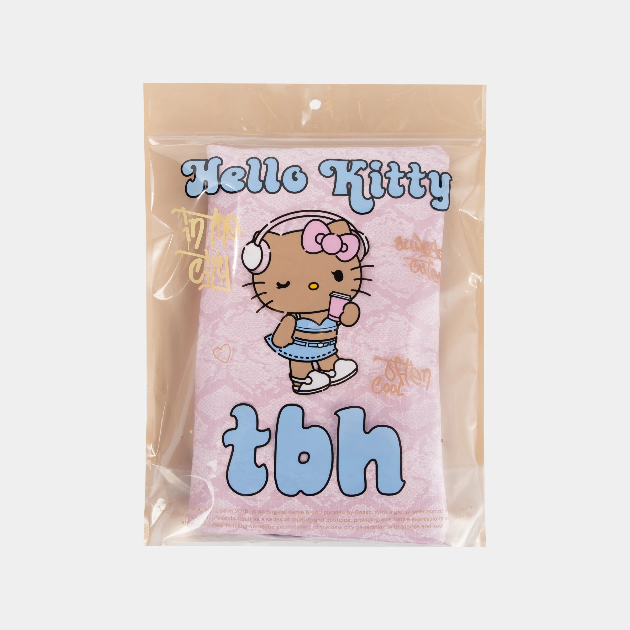 "Hello Kitty" Tote Bag – Pink Snake Print