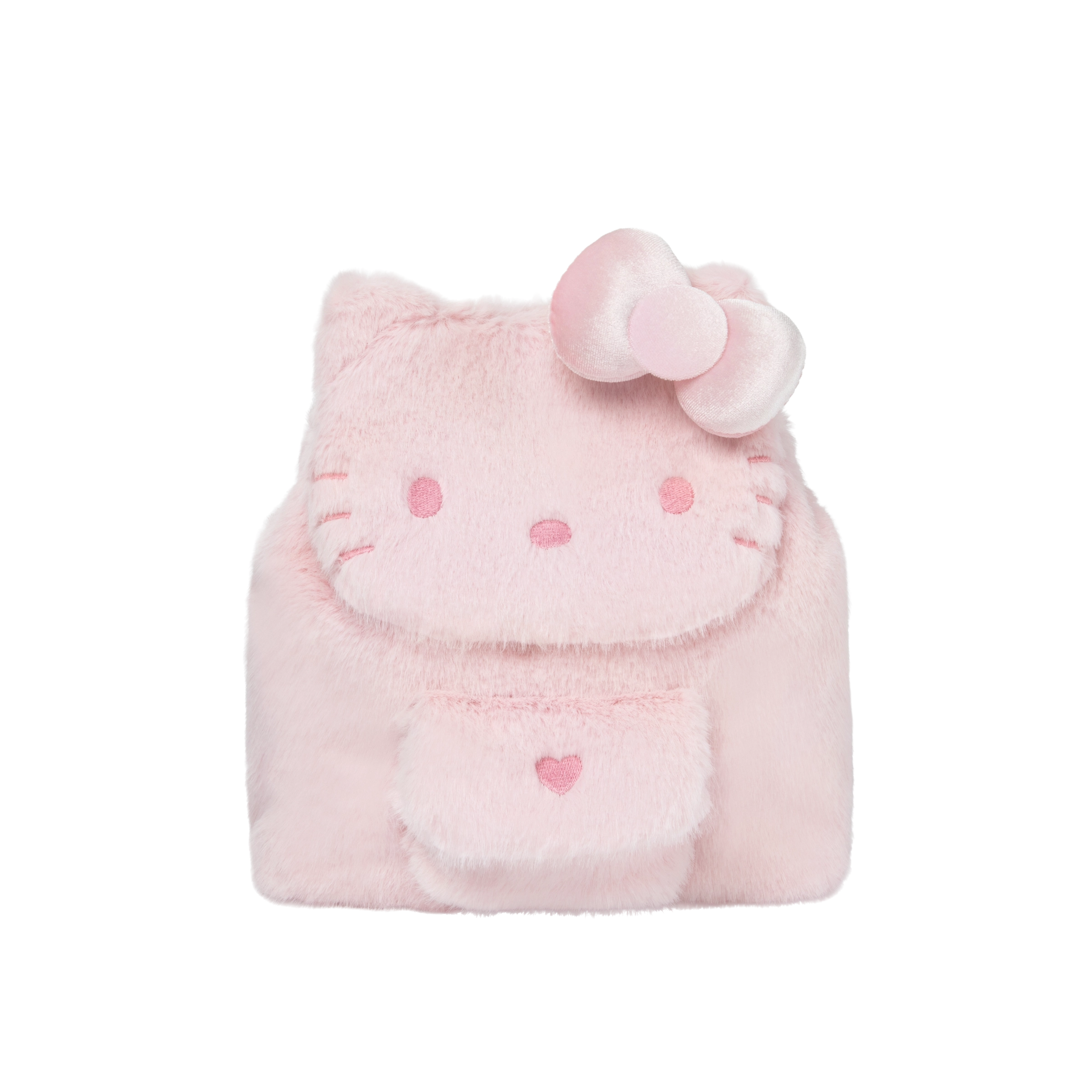 "Hello Kitty" Fluffy Backpack Rapsberry