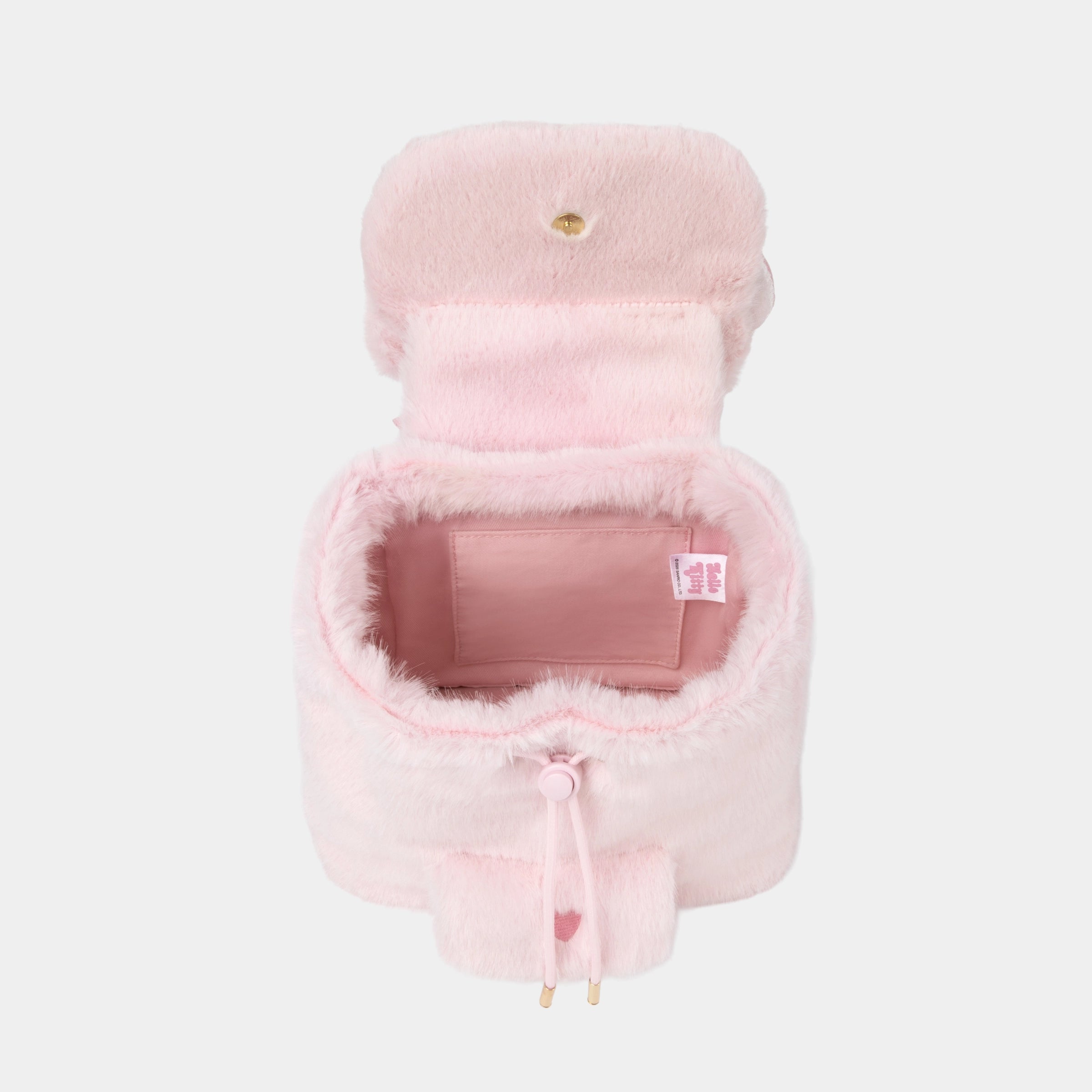 "Hello Kitty" Fluffy Backpack Rapsberry