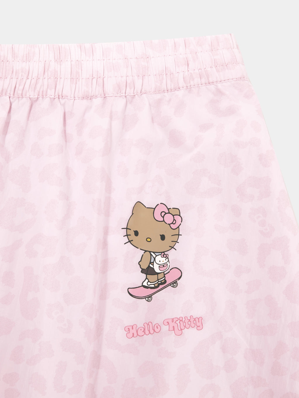 "Hello Kitty" Sun-Protective Outdoor Skirt – Pink Leopard