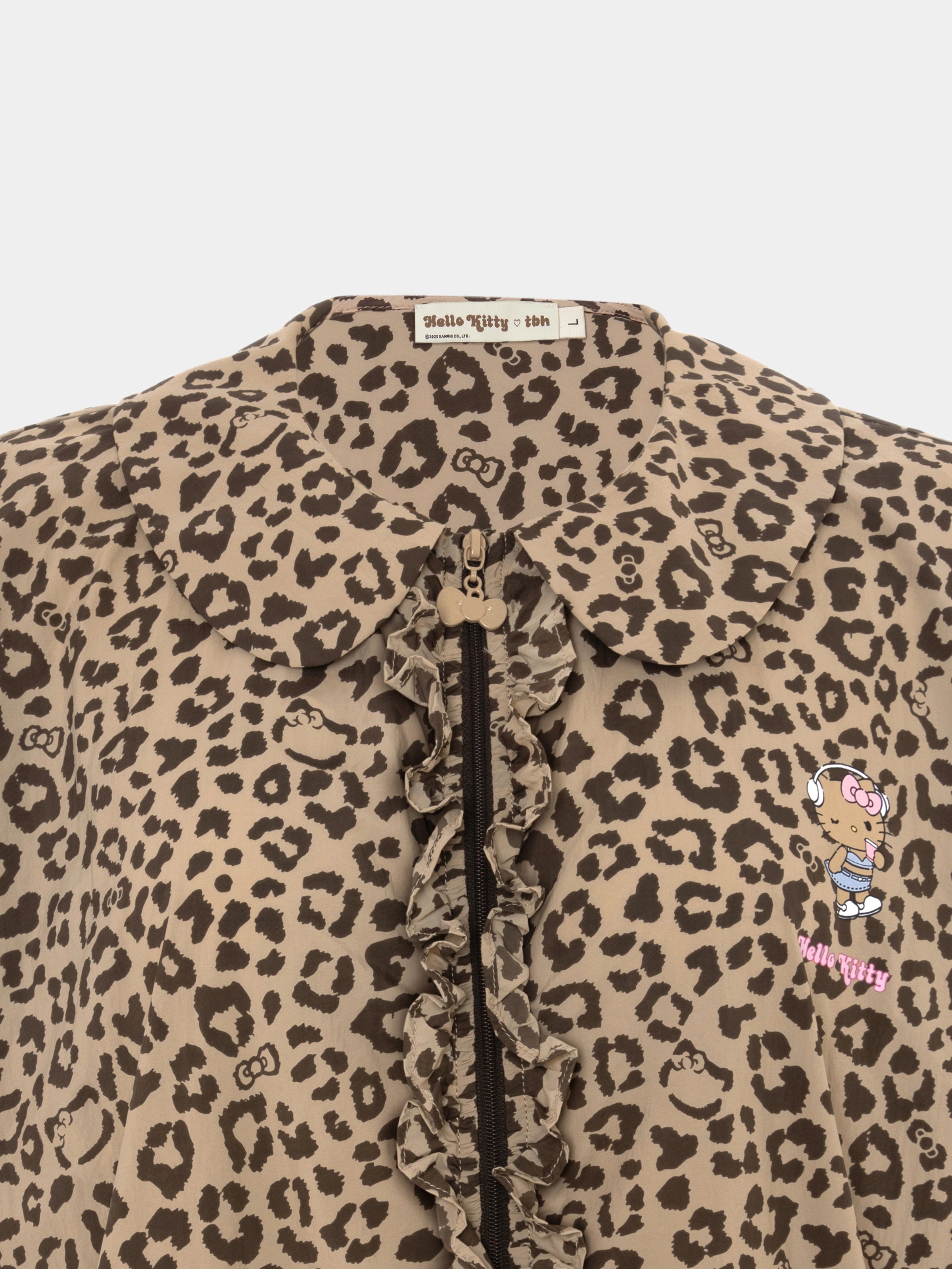 "Hello Kitty" Sun-Protective Outdoor Jacket – Leopard