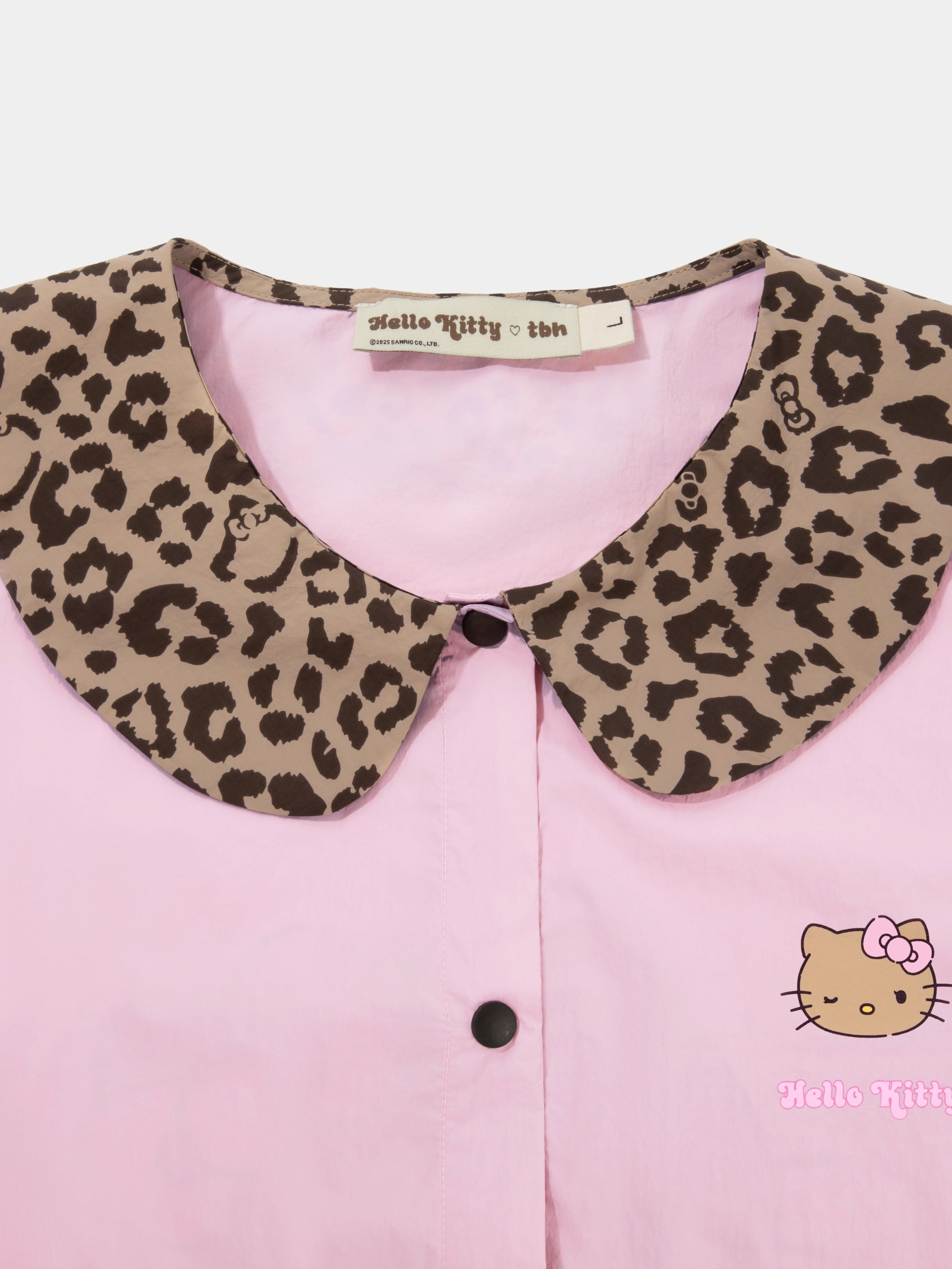 "Hello Kitty" Sun-Protective Outdoor Dress – Y2K Pink