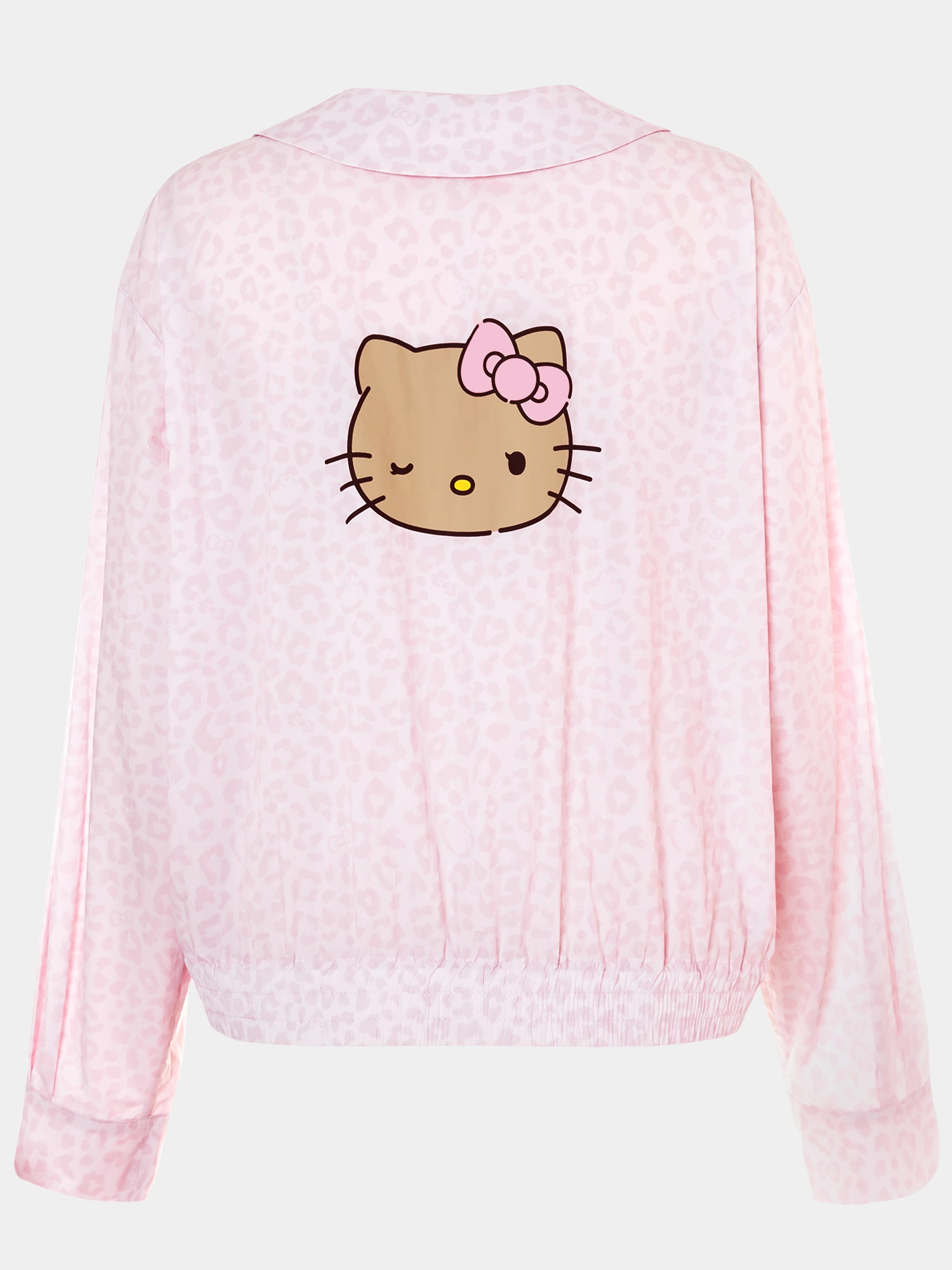 "Hello Kitty" Sun-Protective Outdoor Jacket – Pink Leopard