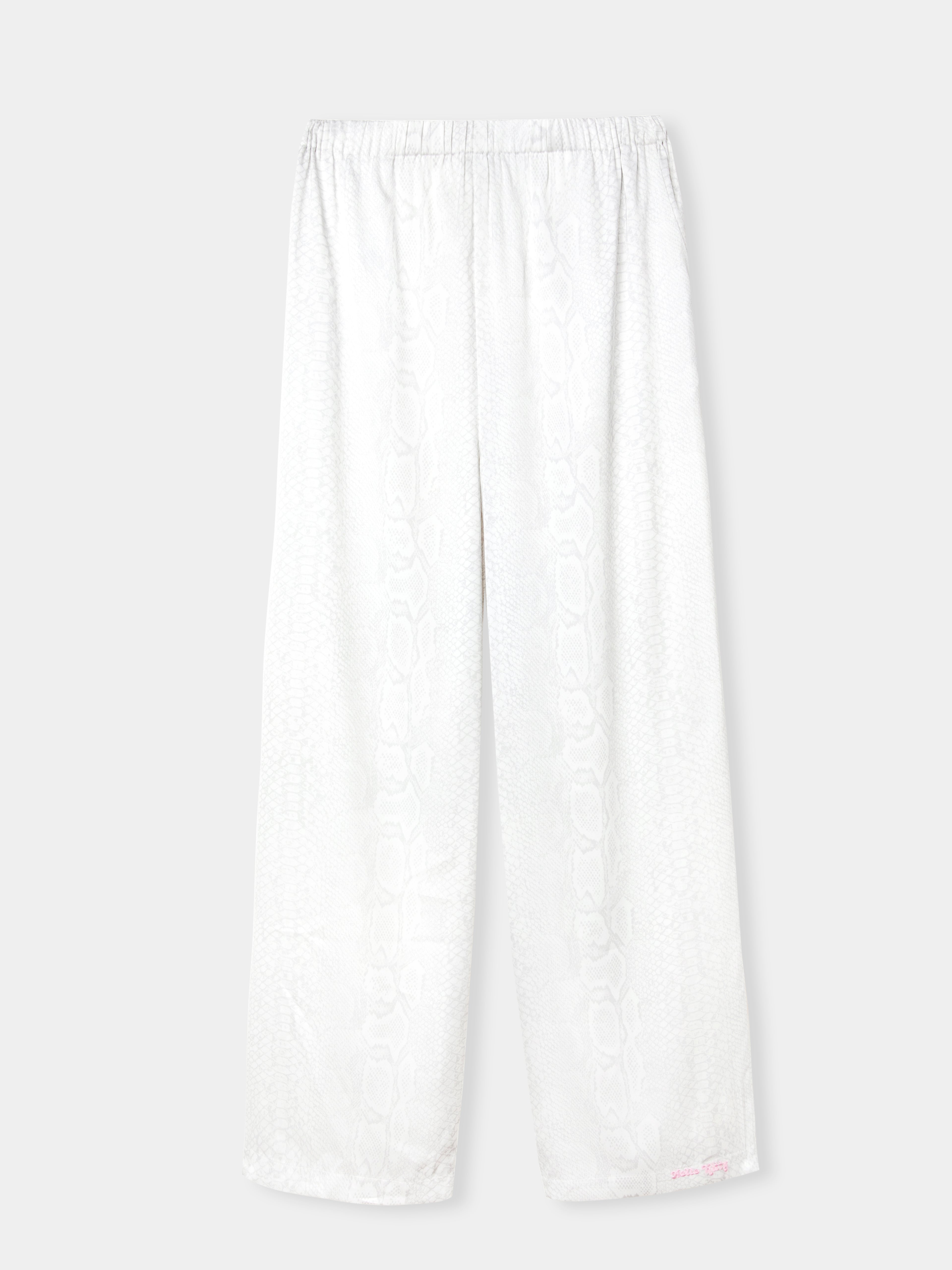 "Hello Kitty" Satin Loungewear Set Snake Print