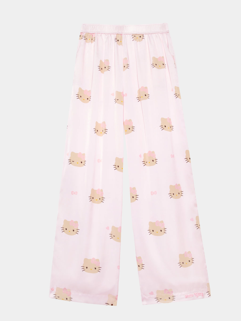 "Hello Kitty" Satin Loungewear Set – Y2k Pink
