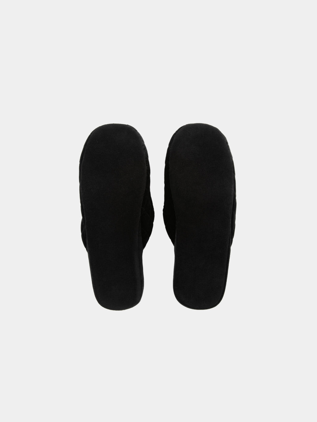 "Hello Kitty" Velvet Embroidery Slippers – Classic Black