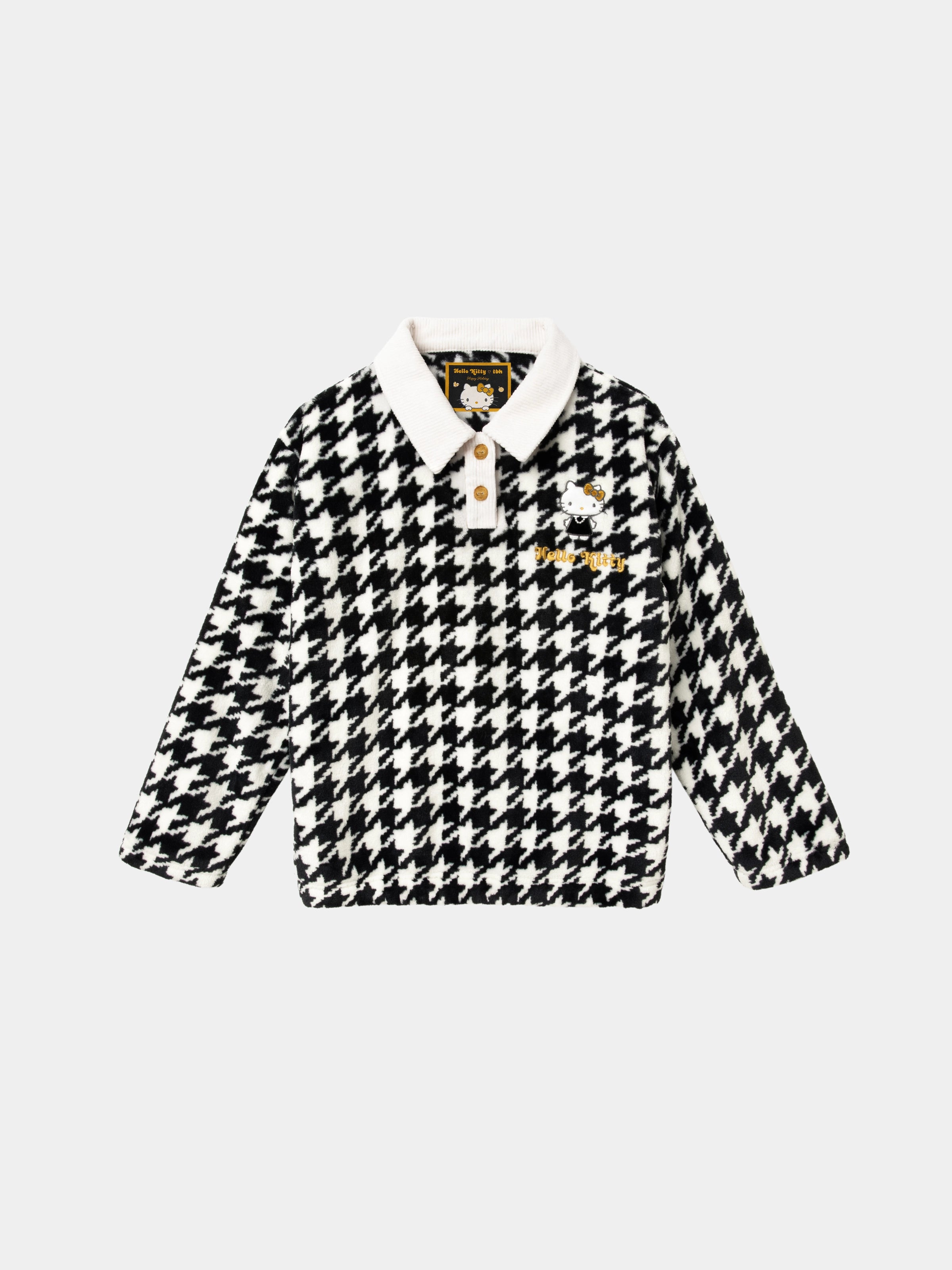 "Hello Kitty" Kids Flannel Loungewear Set – Houndstooth