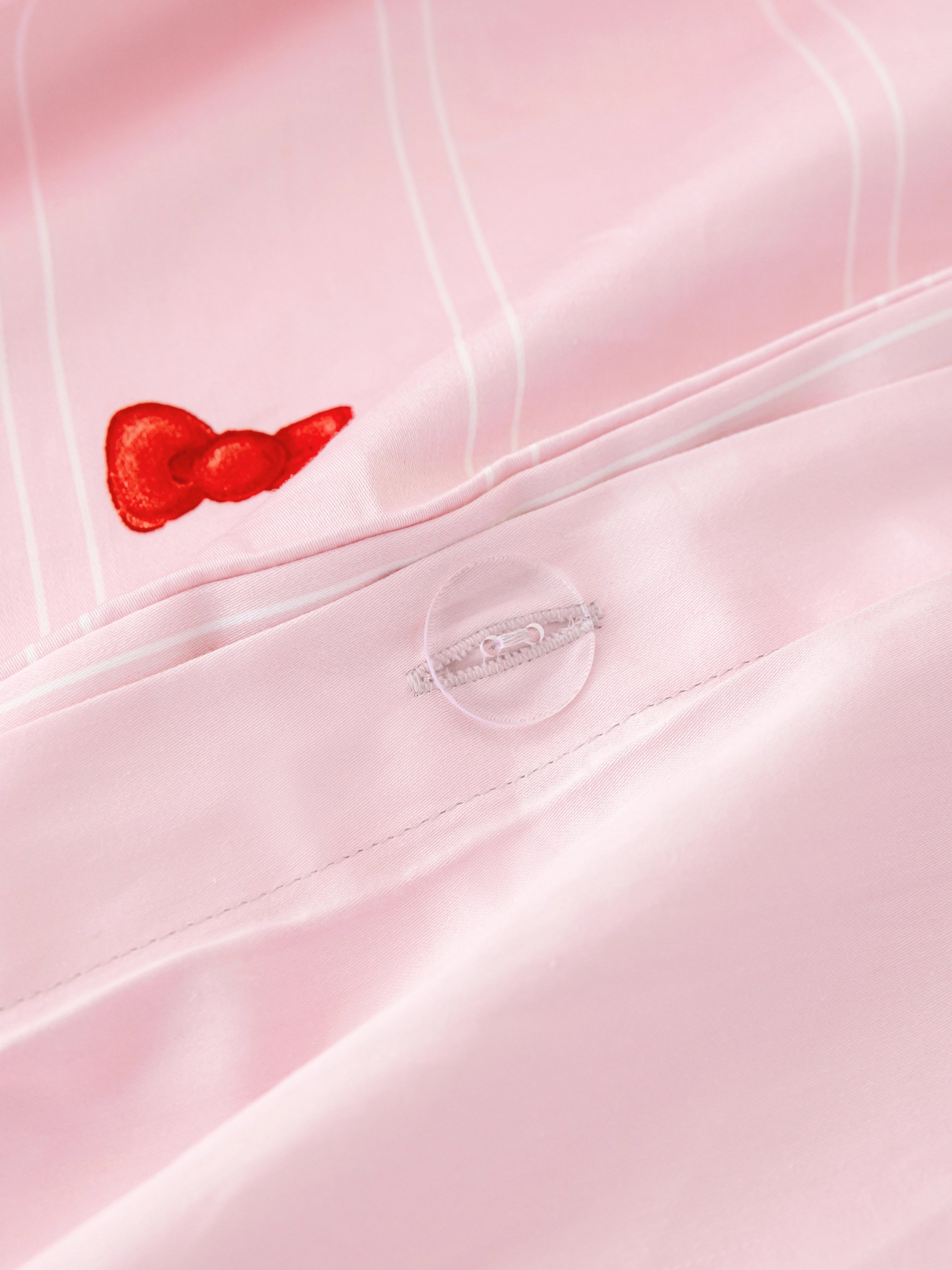 "Hello Kitty" Cotton Sateen Bedding Set – Sakura Pink