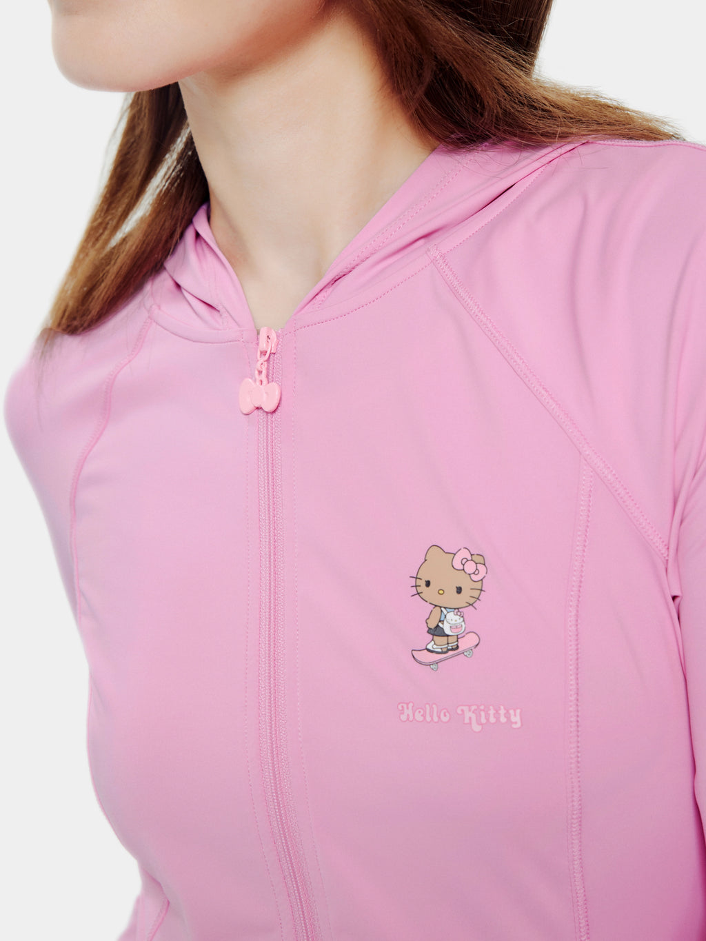 "Hello Kitty" Sun-Protective Outdoor Jacket – Y2K Pink