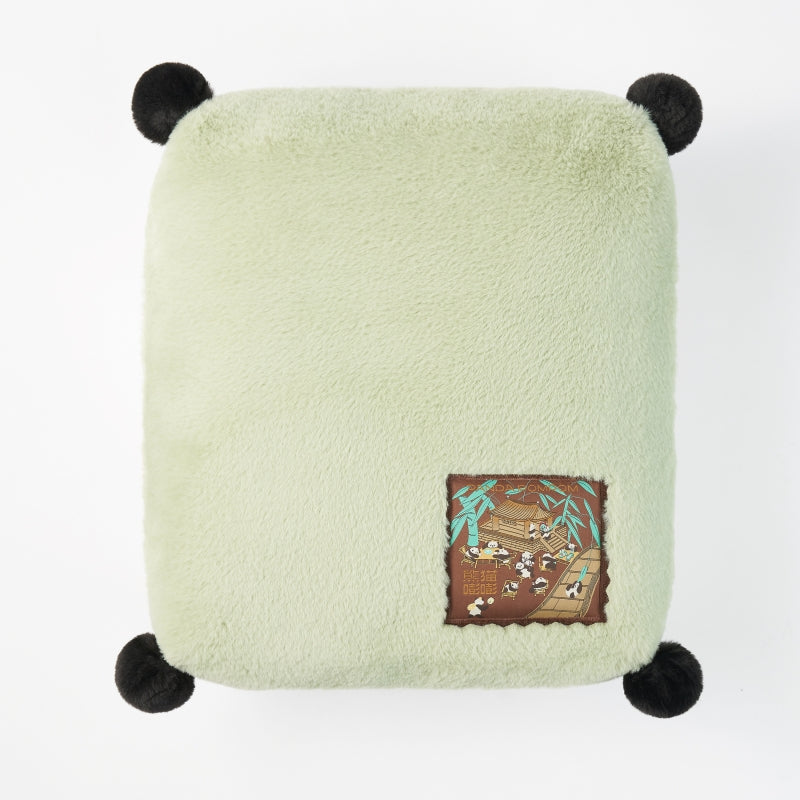 "Panda PomPom" Mahjong Cushion