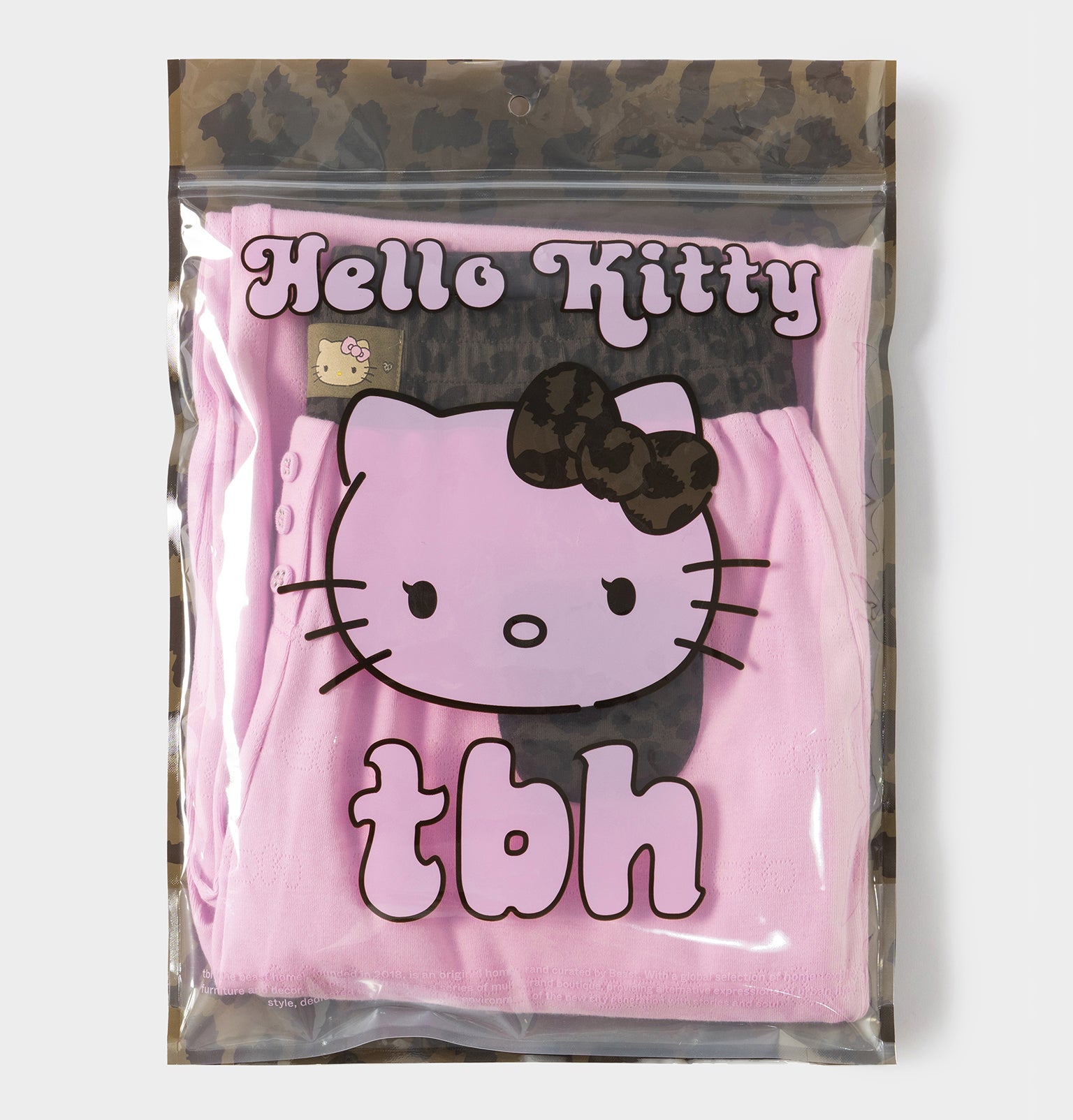 "Hello Kitty" Jersey Rib Jacquard Pants – Rapsberry