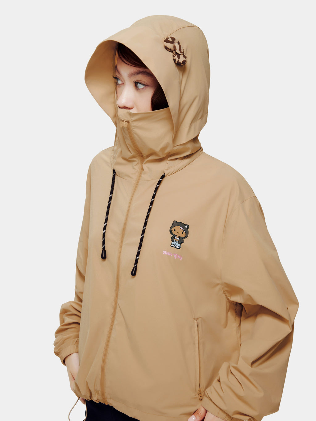 "Hello Kitty" Sun & Rain Outdoor Sun Protection Jacket – Khaki