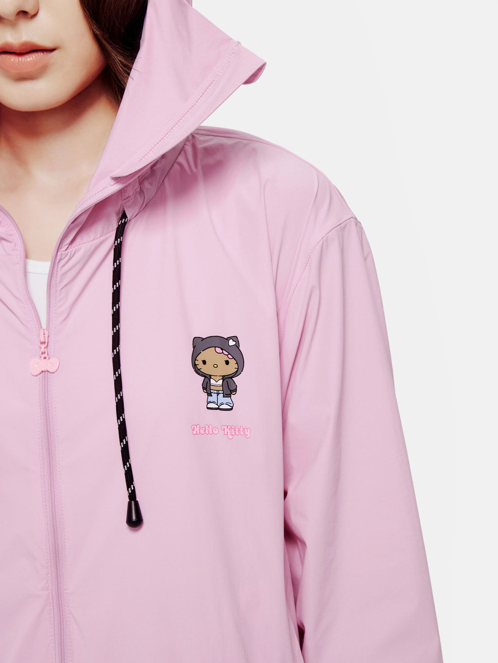 "Hello Kitty" 晴雨兩用戶外防曬外套－Y2K 粉色