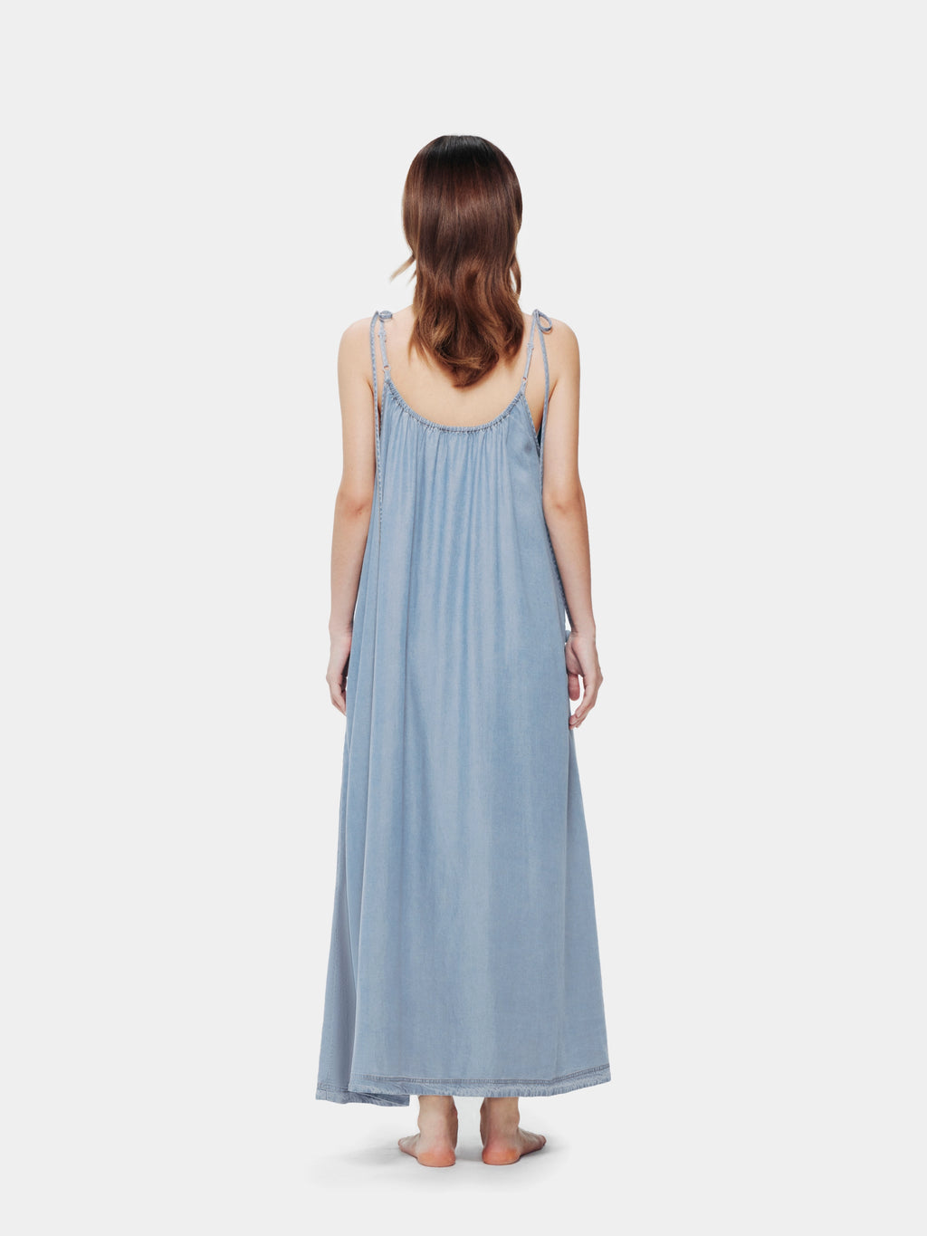 "Hello Kitty" Tencel Loungewear Nightgown – Light Wash