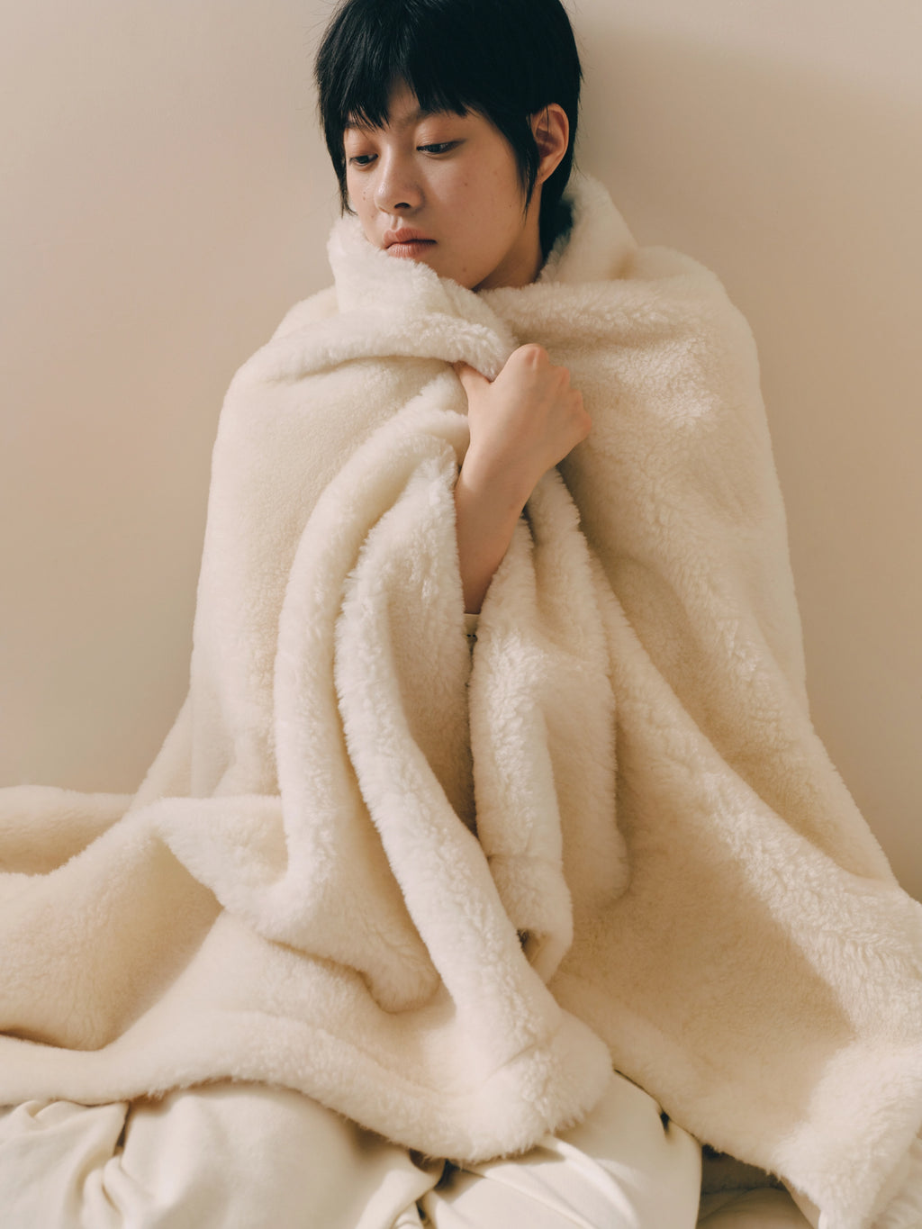 "Woolmark" Reversible Australian Wool Throw