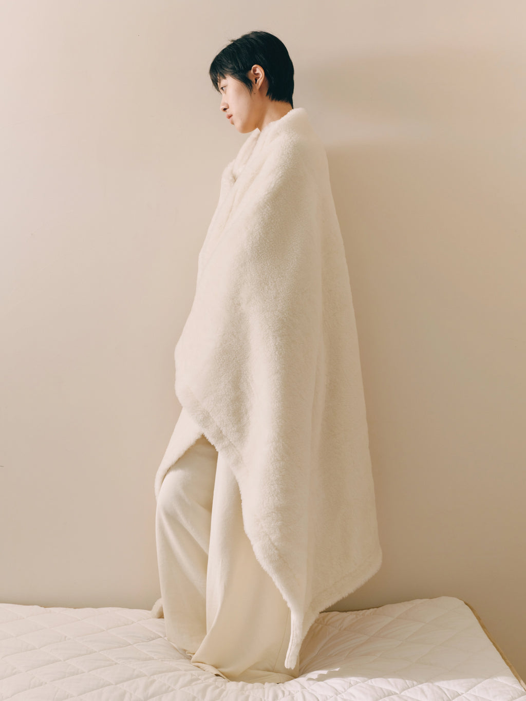 "Woolmark" Reversible Australian Wool Throw