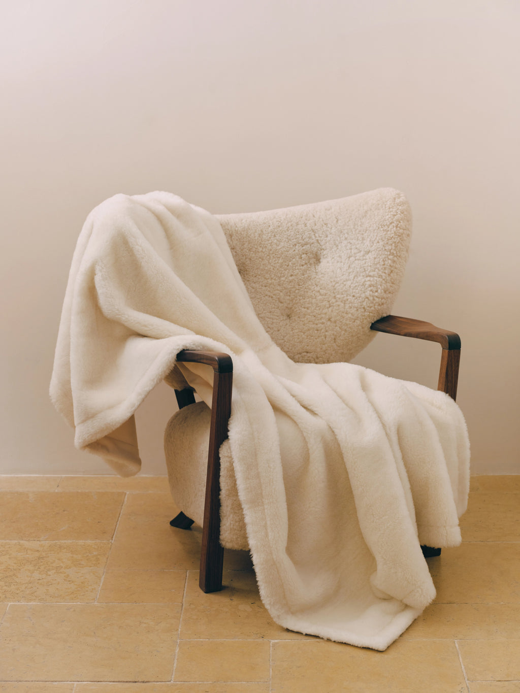 "Woolmark" Reversible Australian Wool Throw