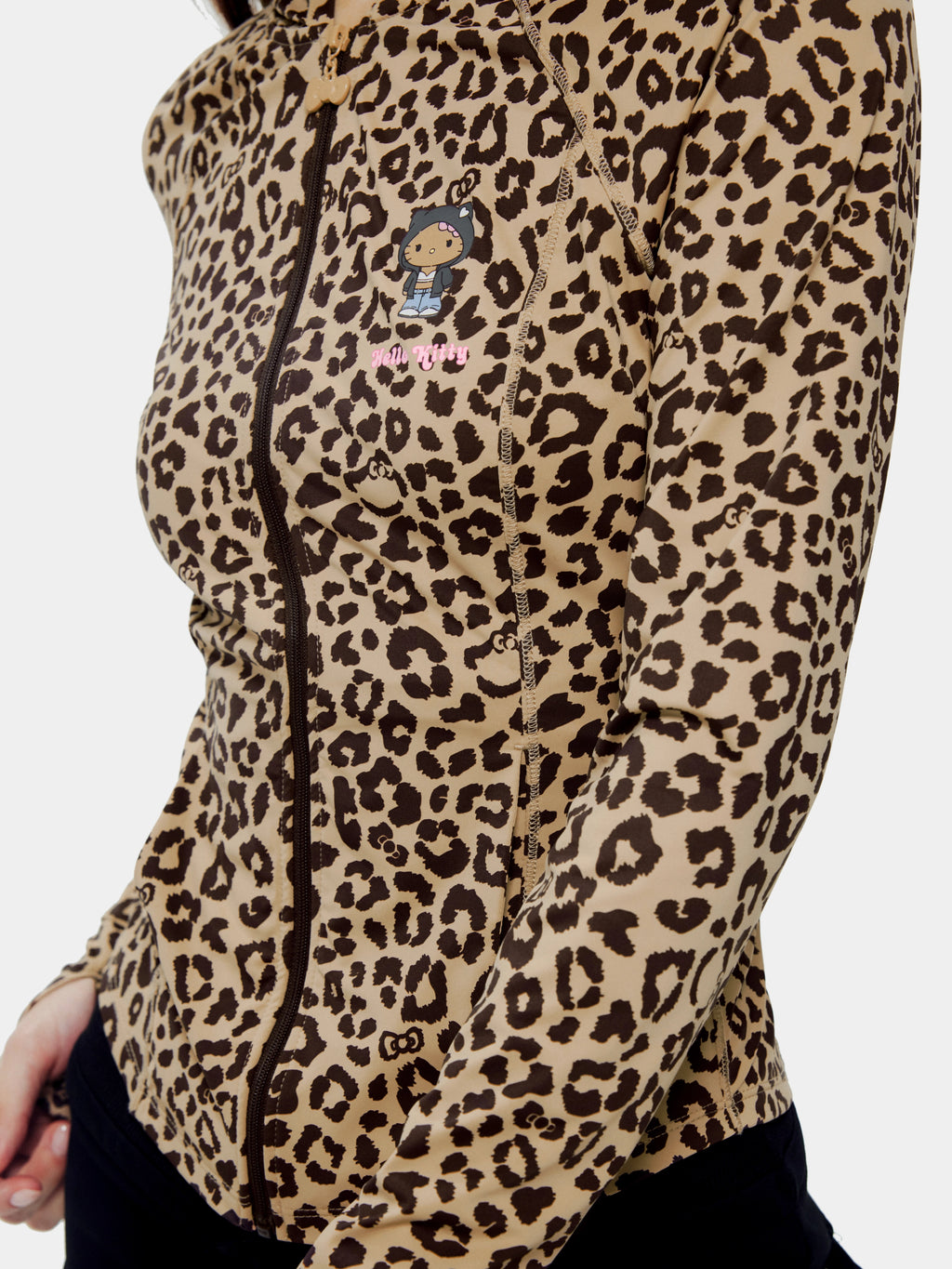 "Hello Kitty" Sun-Protective Outdoor Jacket – Leopard