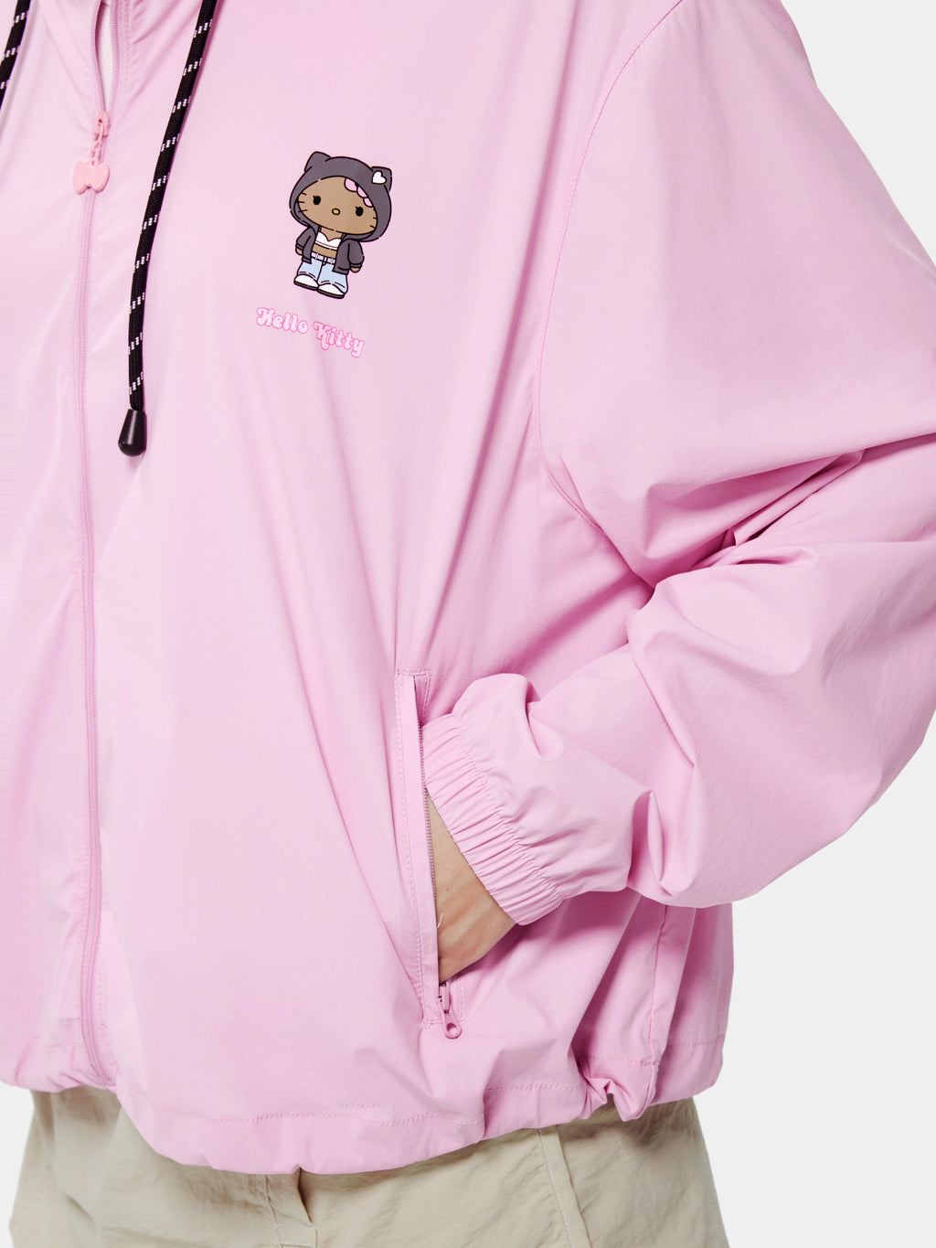 "Hello Kitty" 晴雨兩用戶外防曬外套－Y2K 粉色