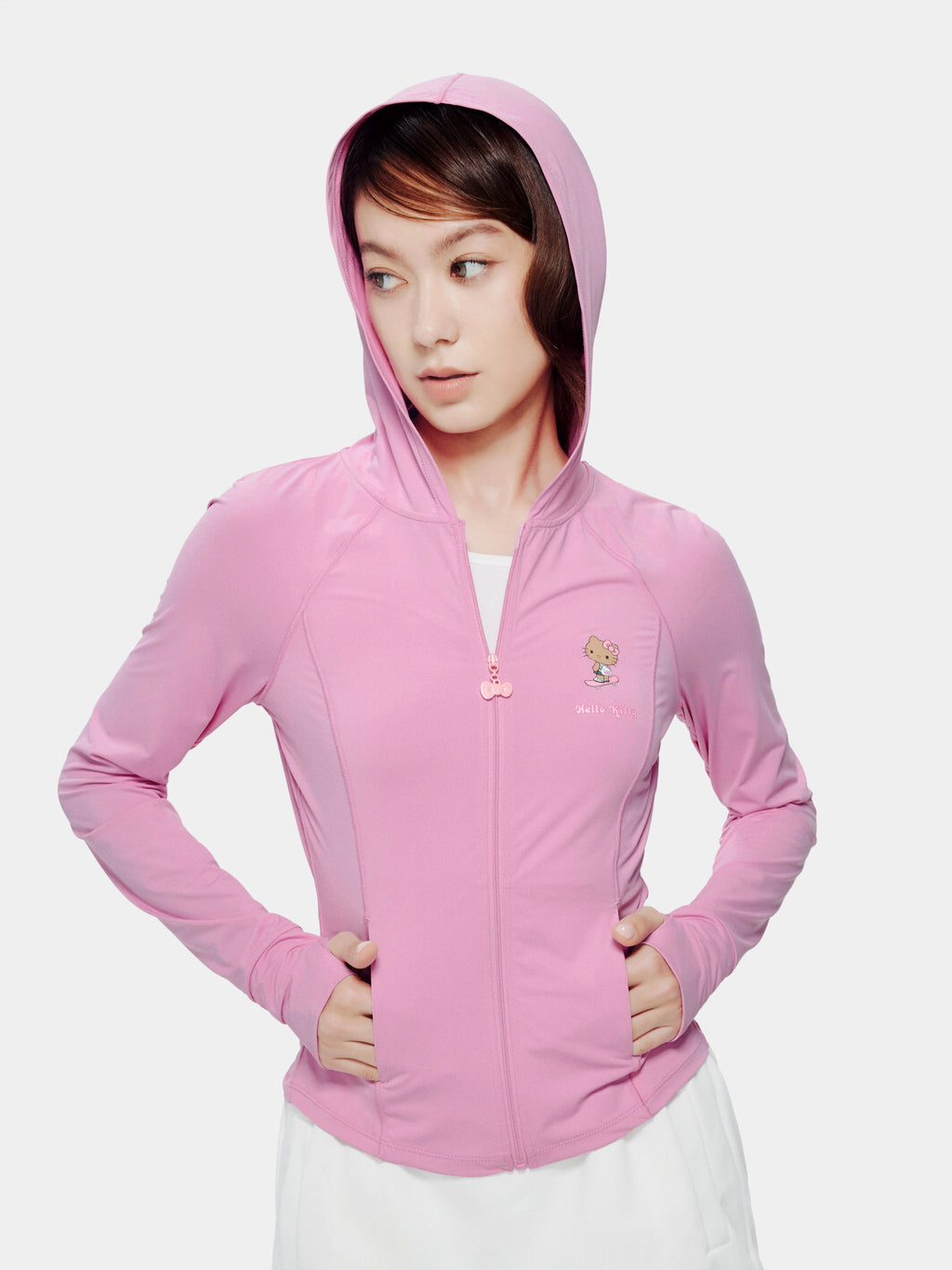 "Hello Kitty" Sun-Protective Outdoor Jacket – Y2K Pink