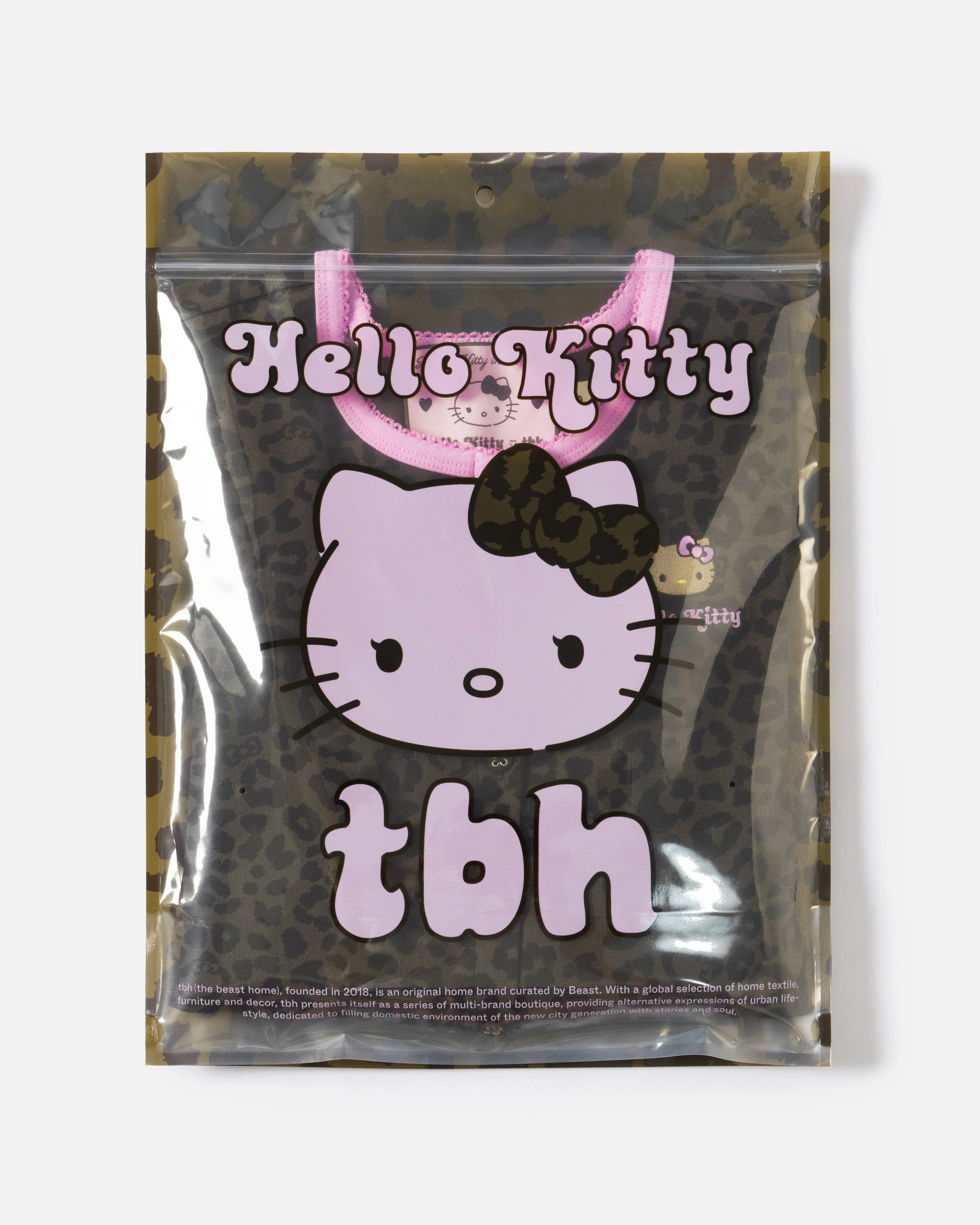 "Hello Kitty" Jersey Rib Jacquard Cardigan – Choco
