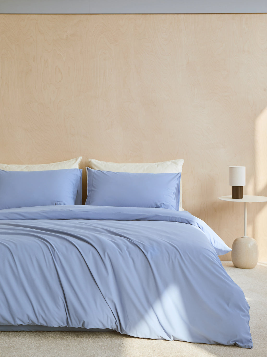 Air-Knit Cooling Jacquard Bedding Set – Sea Breeze Blue