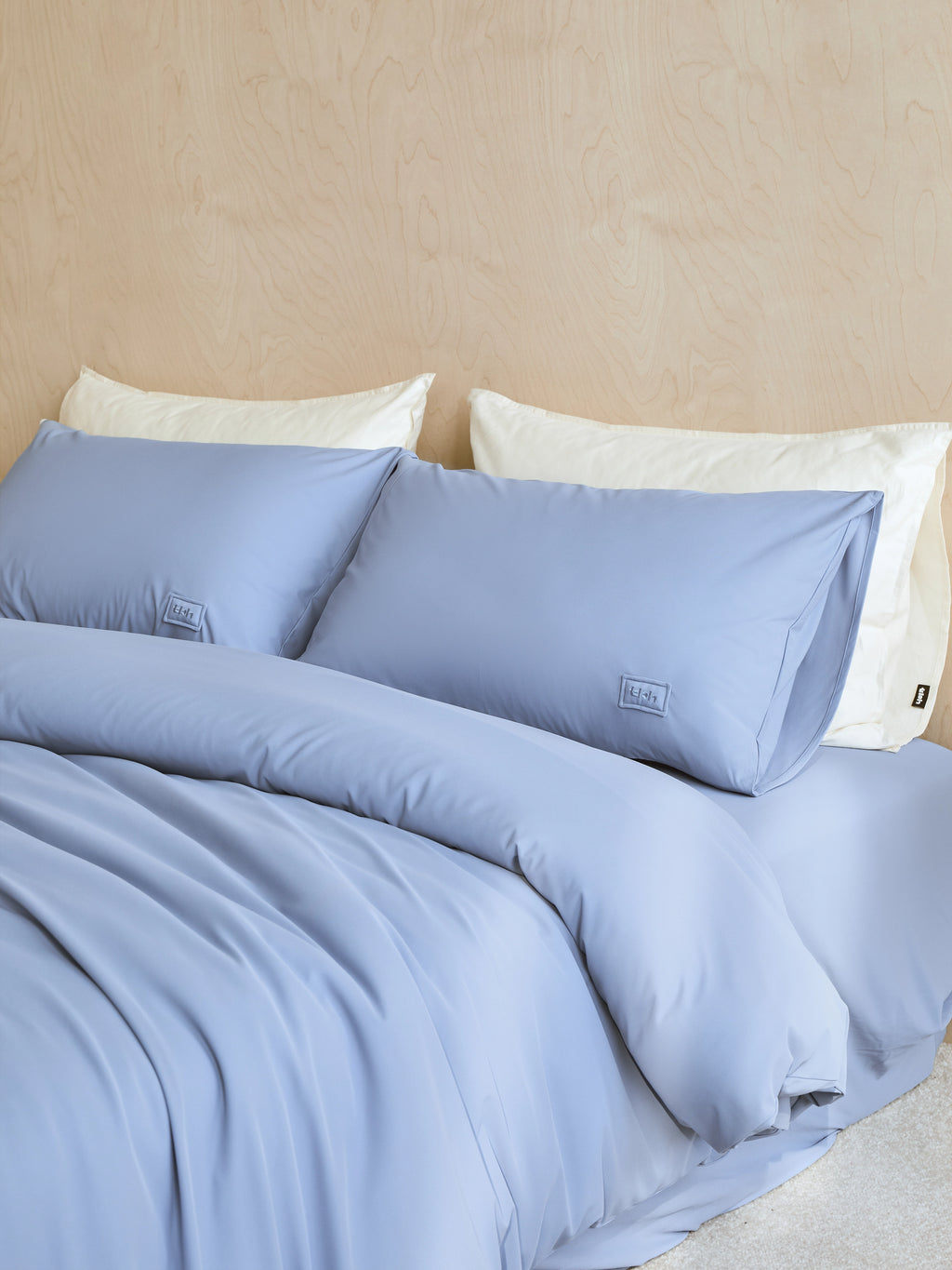 Air-Knit Cooling Jacquard Bedding Set – Sea Breeze Blue