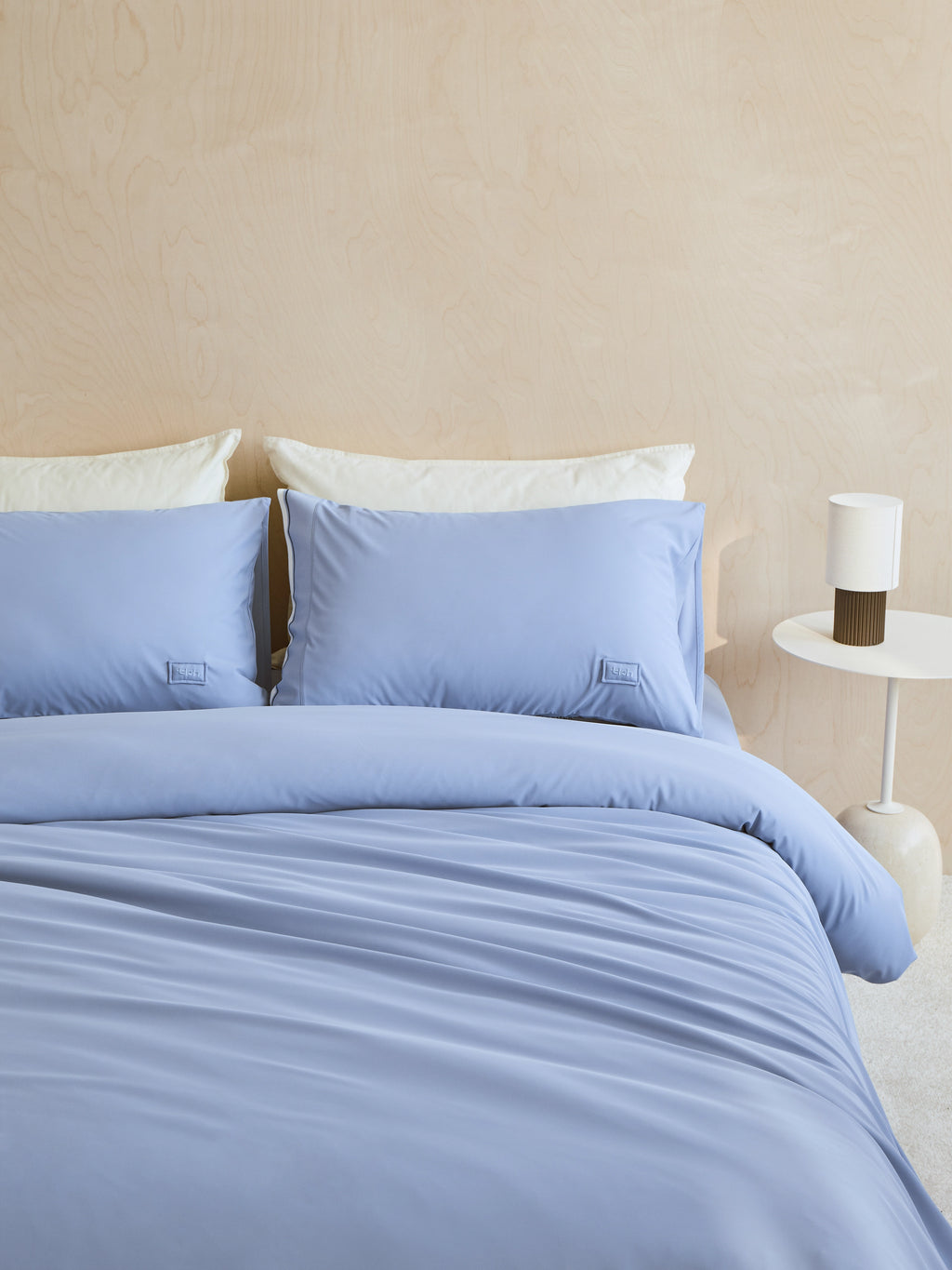 Air-Knit Cooling Jacquard Bedding Set – Sea Breeze Blue